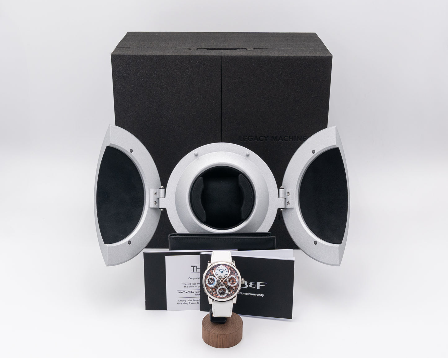 MB&F Legacy Machine Perpetual Steel Salmon 44mm 03.SL.S Manual Wind 2025