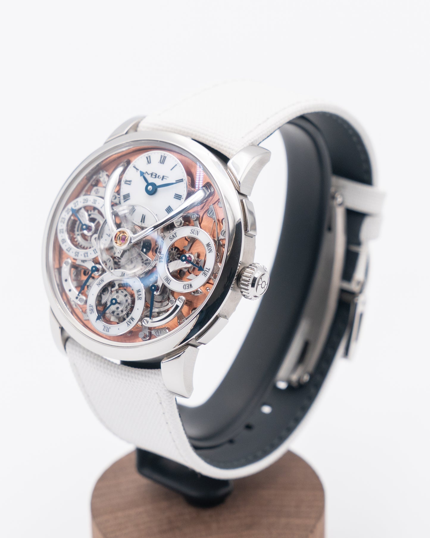MB&F Legacy Machine Perpetual Steel Salmon 44mm 03.SL.S Manual Wind 2025
