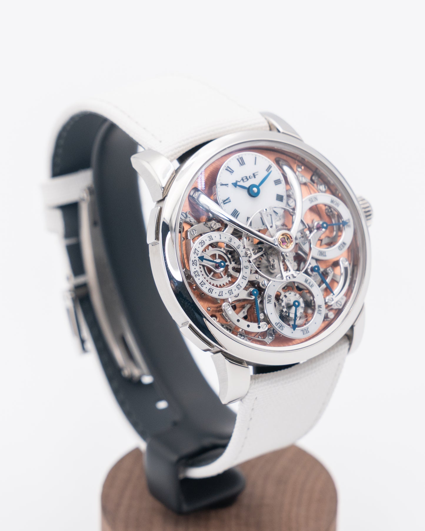 MB&F Legacy Machine Perpetual Steel Salmon 44mm 03.SL.S Manual Wind 2025