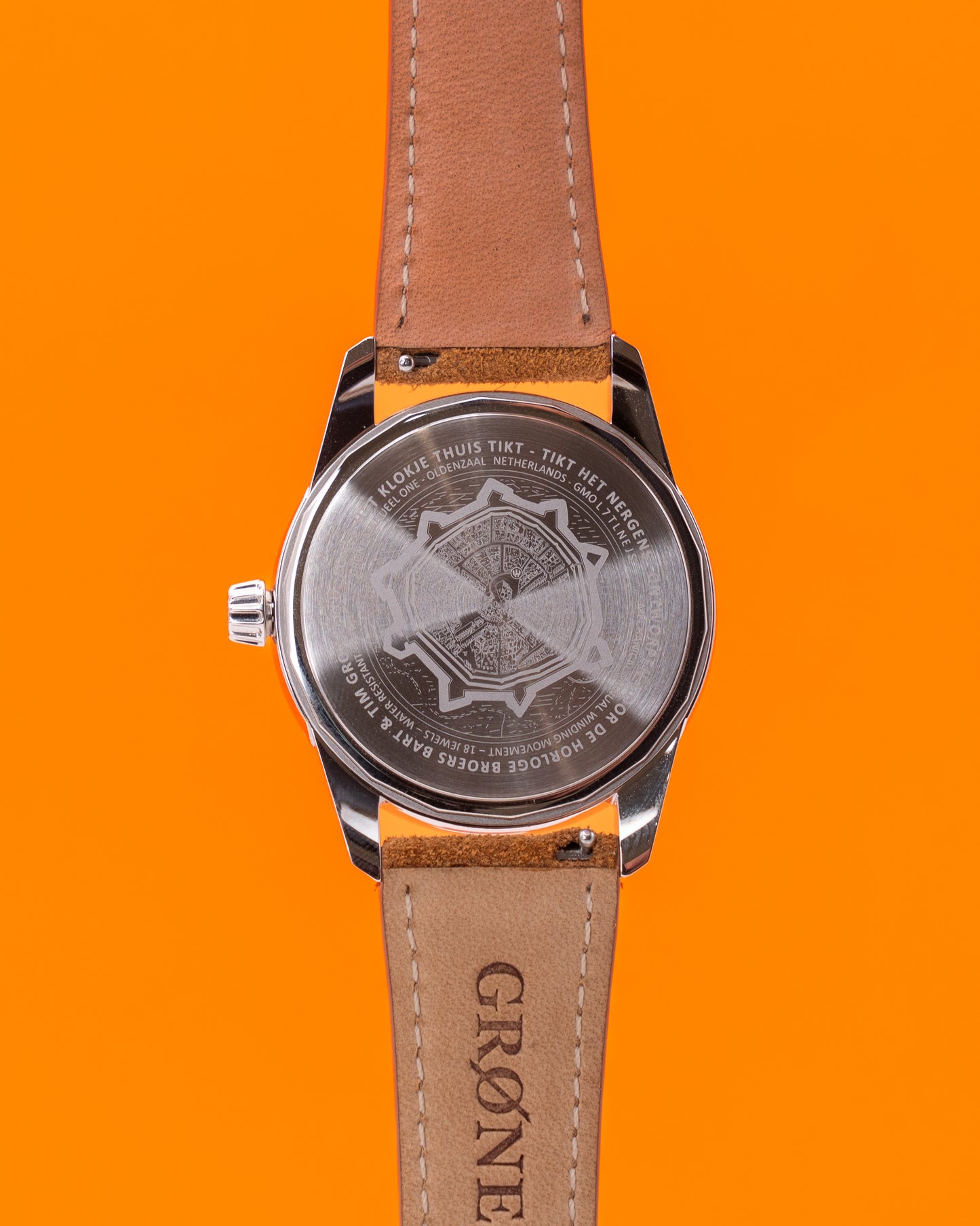 NEW UNWORN Gröne Manueel One Bart's One 38.5mm Salmon Dial 2025