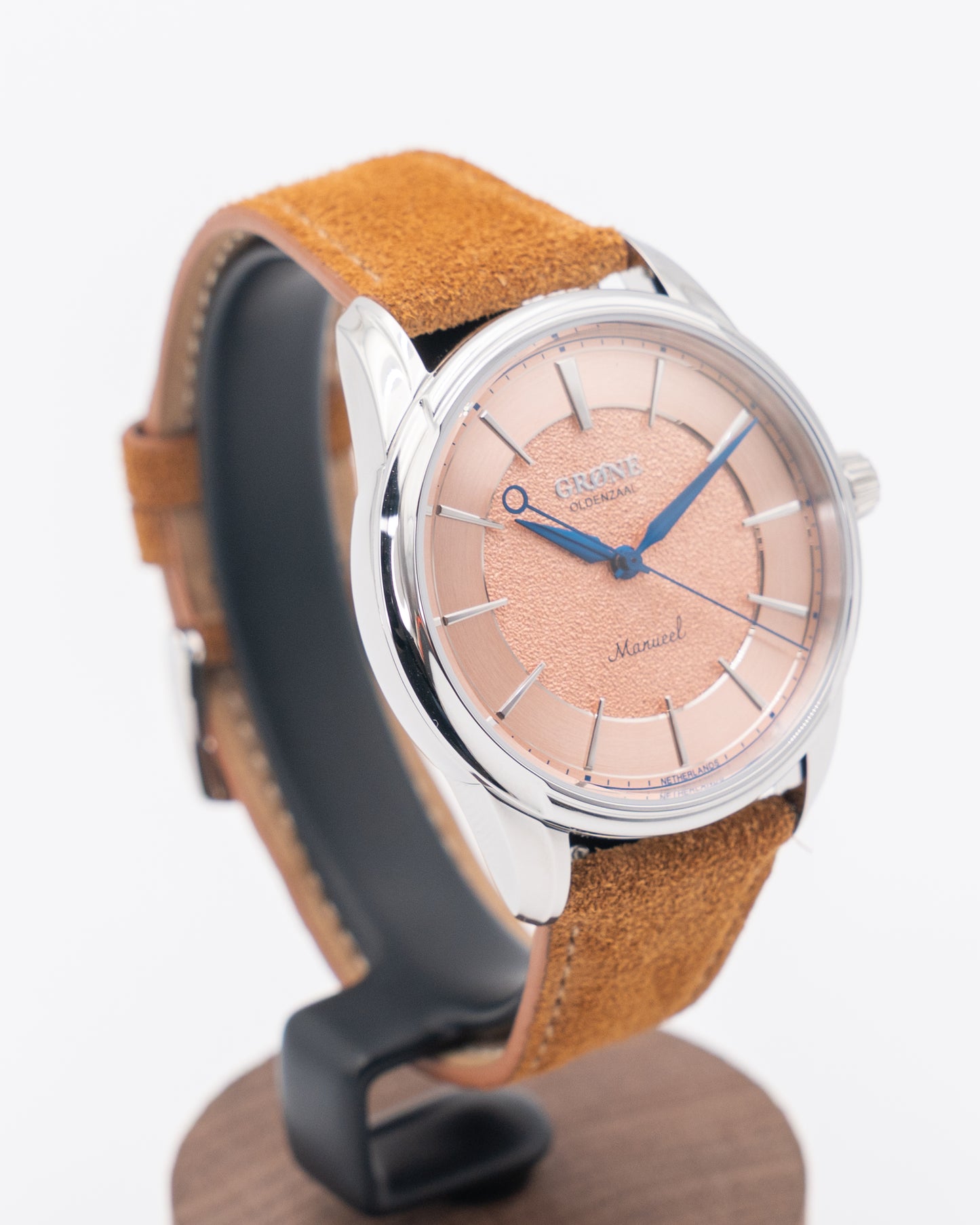 NEW UNWORN Gröne Manueel One Bart's One 38.5mm Salmon Dial 2025