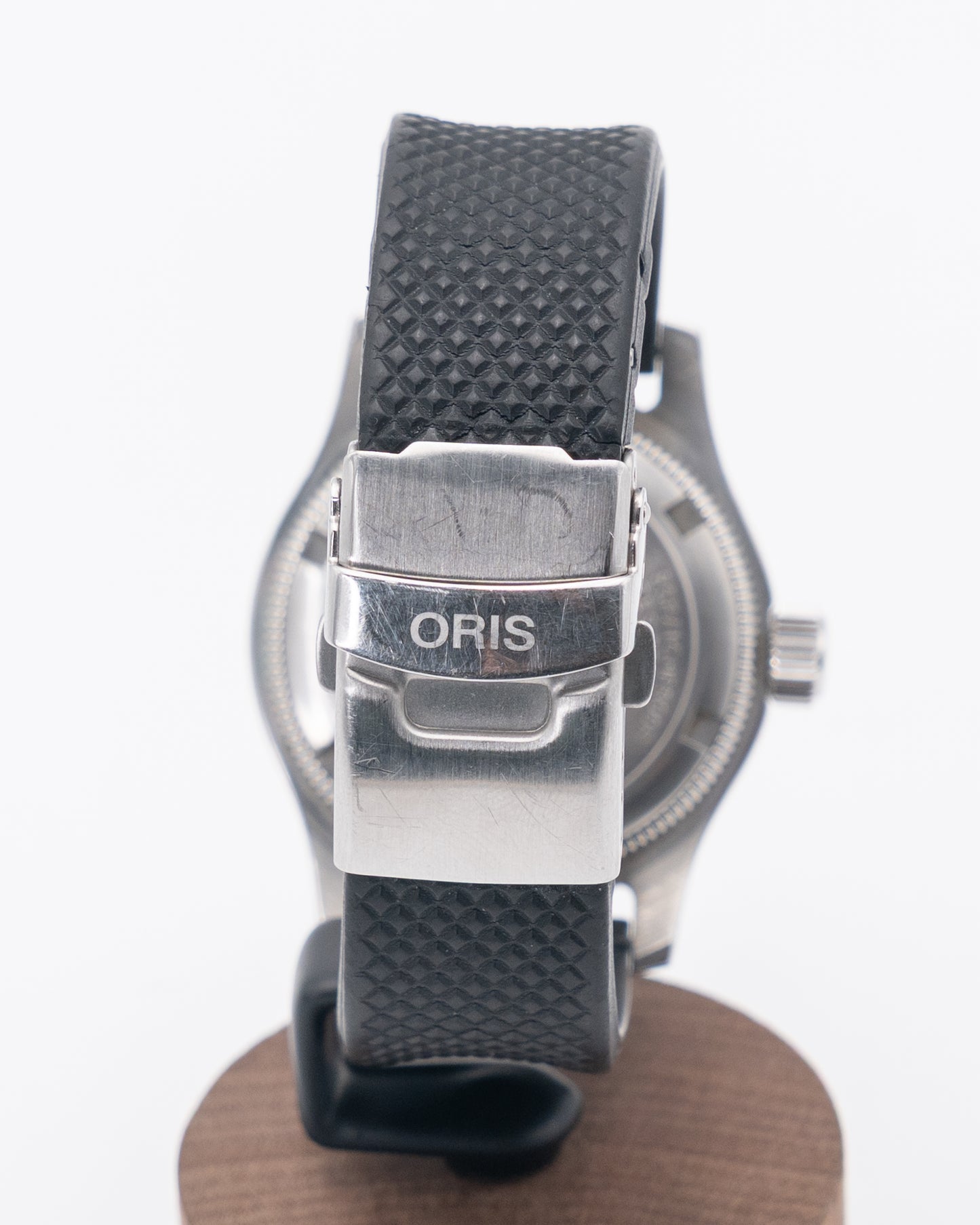 Oris Big Crown Diver 40mm 7502 Stainless Steel Rubber Strap Black Dial