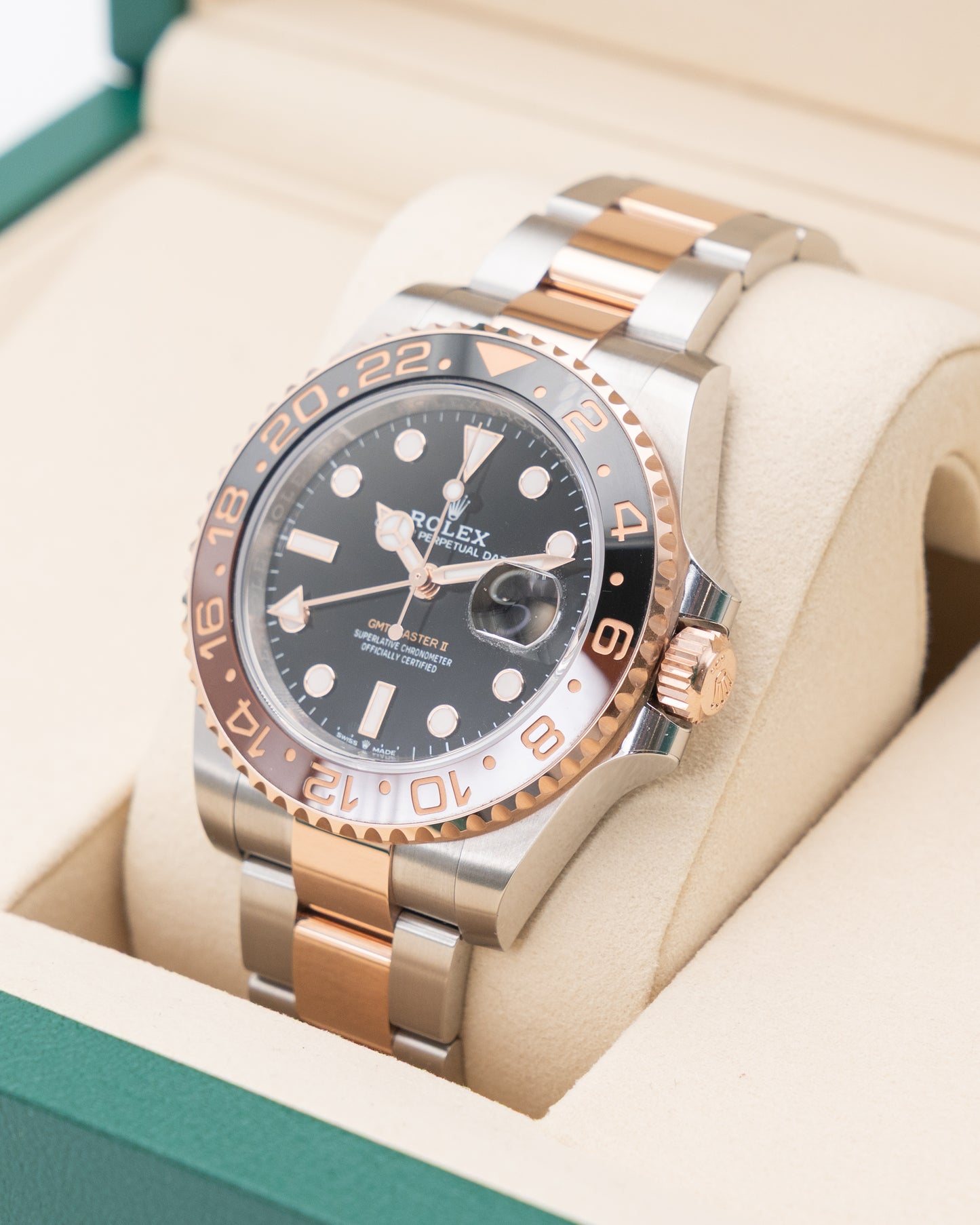 UNWORN NEW 2025 Rolex GMT Master II 40mm 126711CHNR Rootbeer Two Tone Rose Gold 2025
