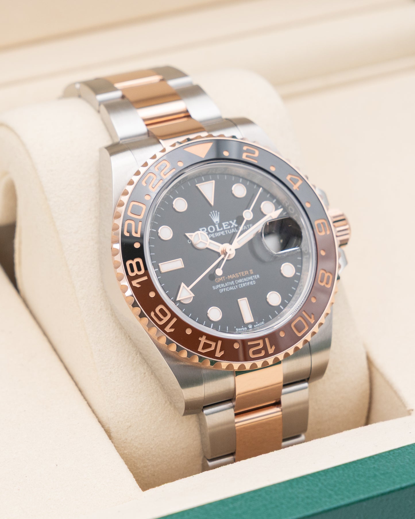 UNWORN NEW 2025 Rolex GMT Master II 40mm 126711CHNR Rootbeer Two Tone Rose Gold 2025