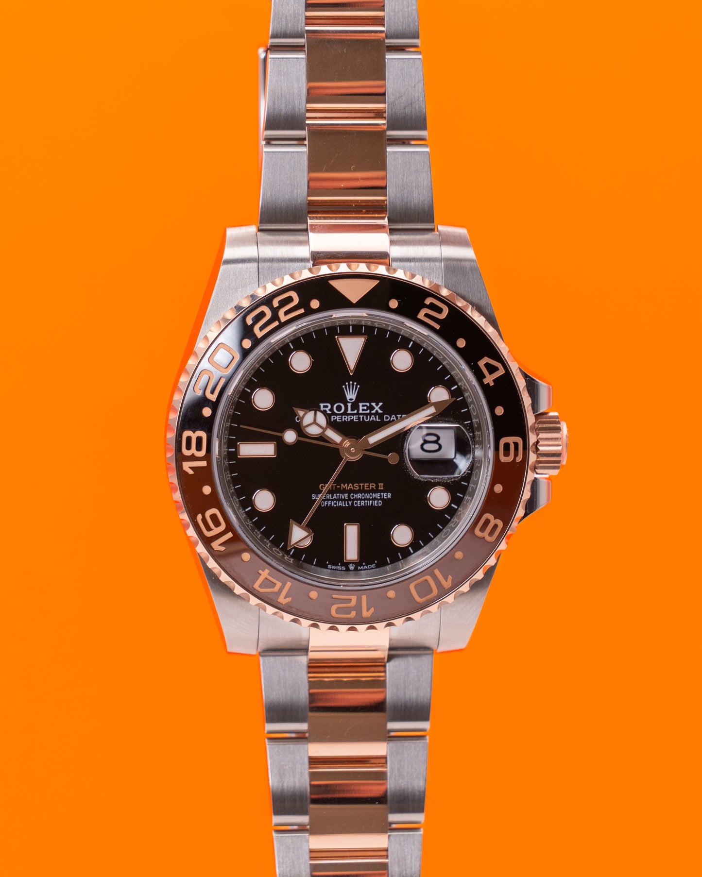 UNWORN NEW 2025 Rolex GMT Master II 40mm 126711CHNR Rootbeer Two Tone Rose Gold 2025