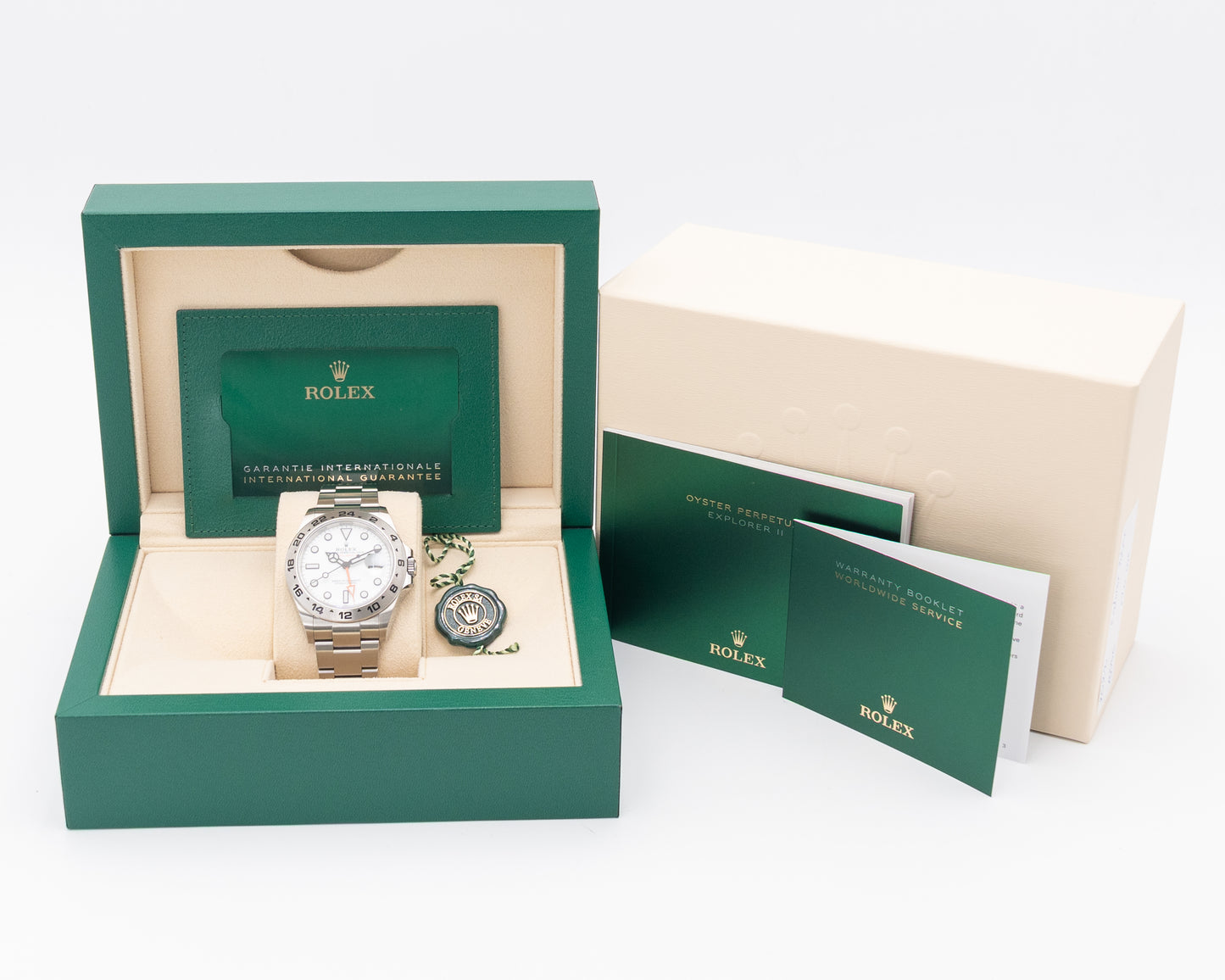 UNWORN WITH STICKERS Rolex Explorer II 42mm 226570 White Dial 2022
