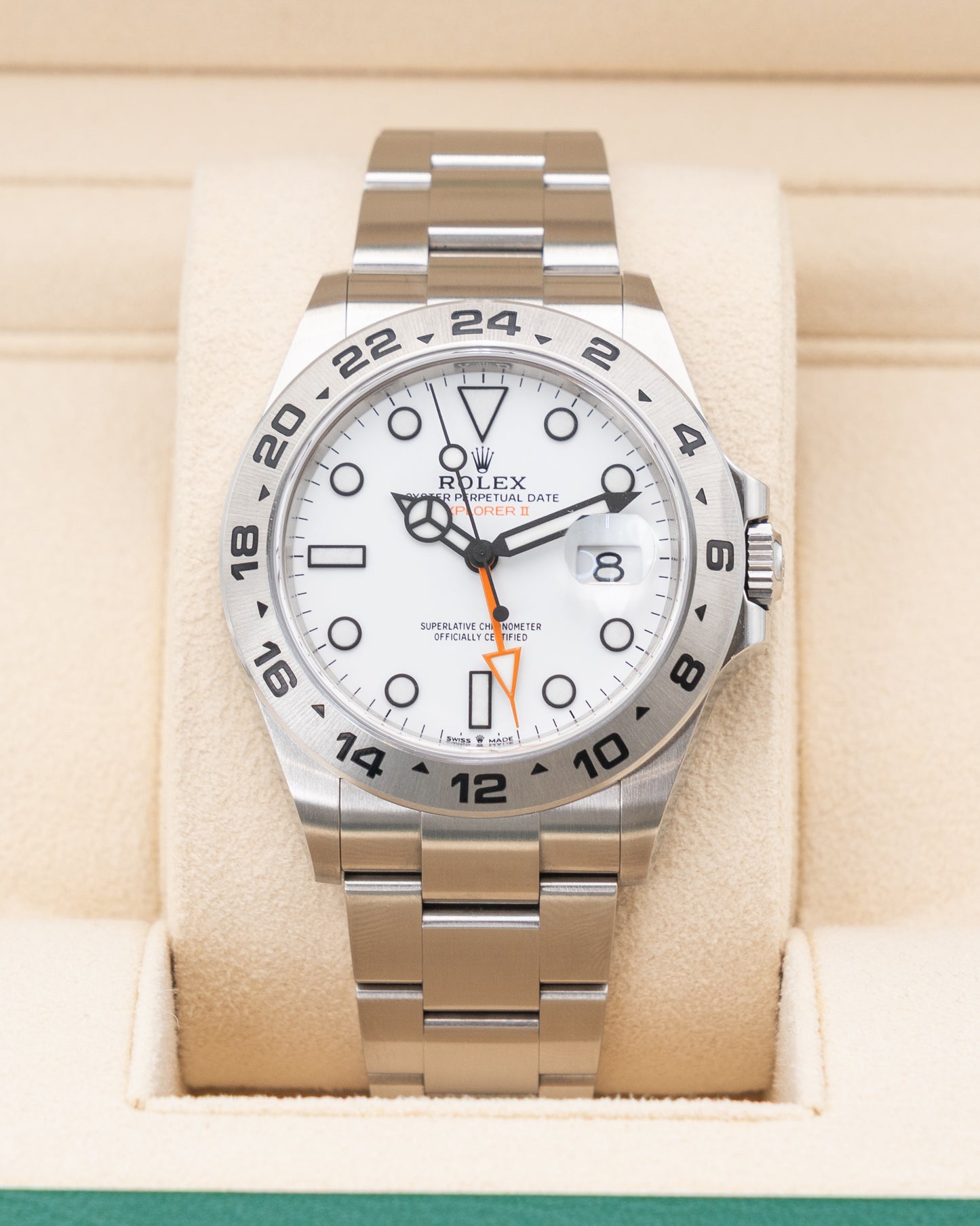 UNWORN WITH STICKERS Rolex Explorer II 42mm 226570 White Dial 2022