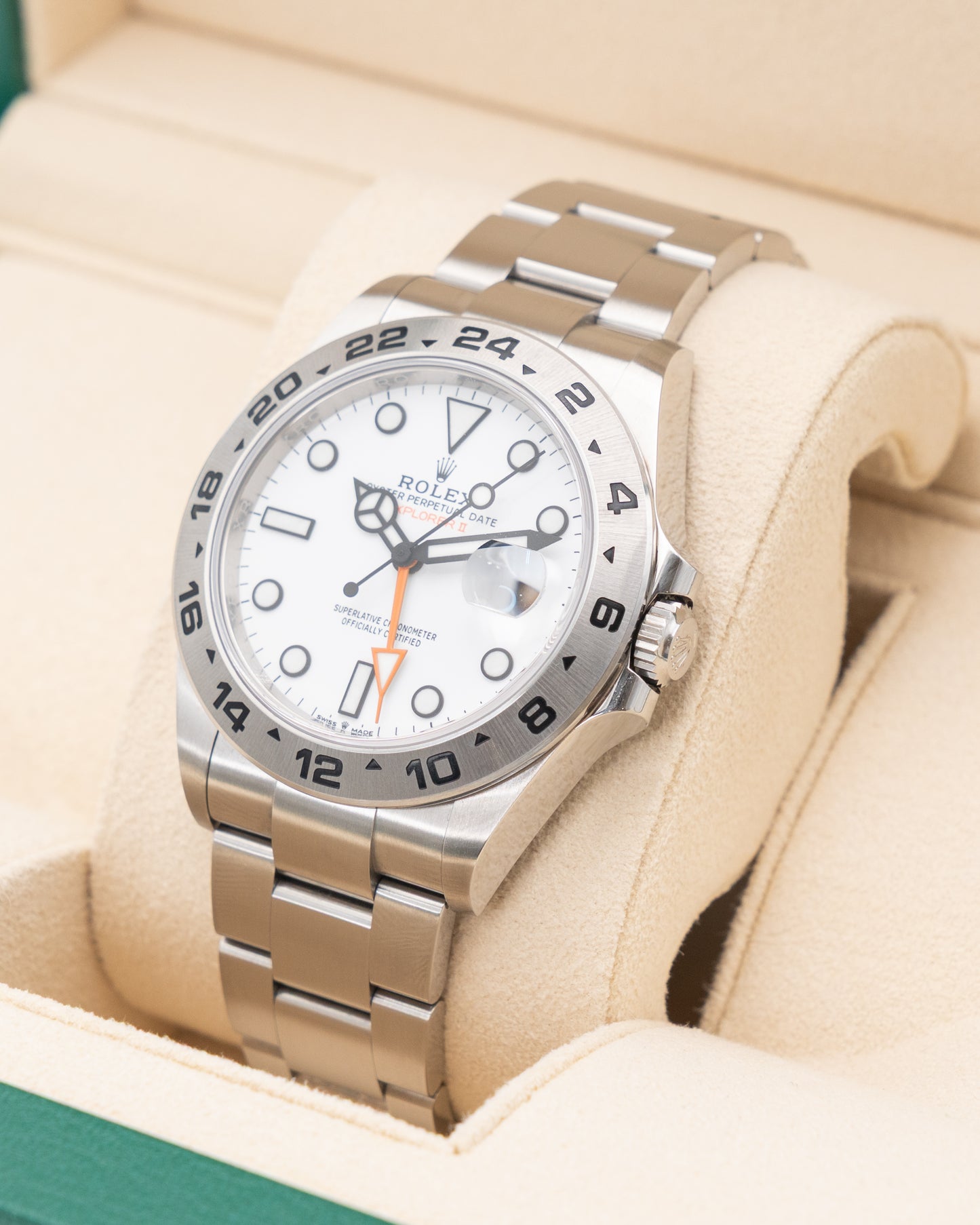 UNWORN WITH STICKERS Rolex Explorer II 42mm 226570 White Dial 2022