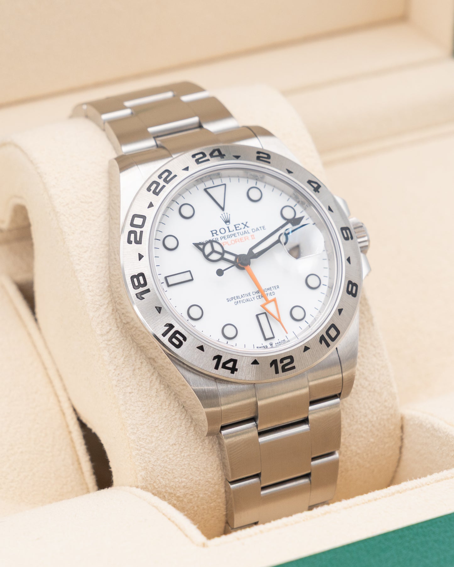 UNWORN WITH STICKERS Rolex Explorer II 42mm 226570 White Dial 2022