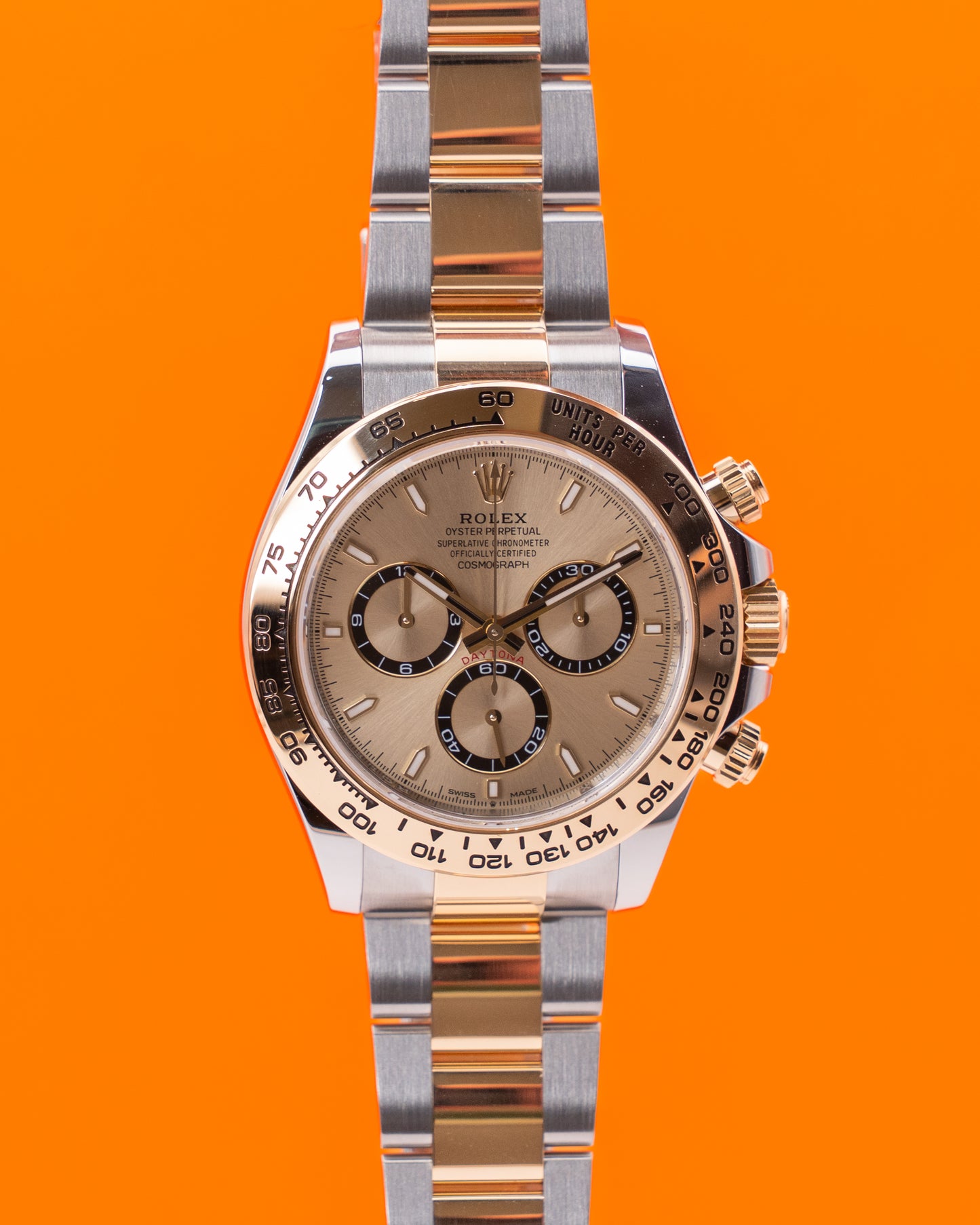 Rolex Daytona 40mm 126503 Two Tone Yellow Gold Champagne Dial 2025