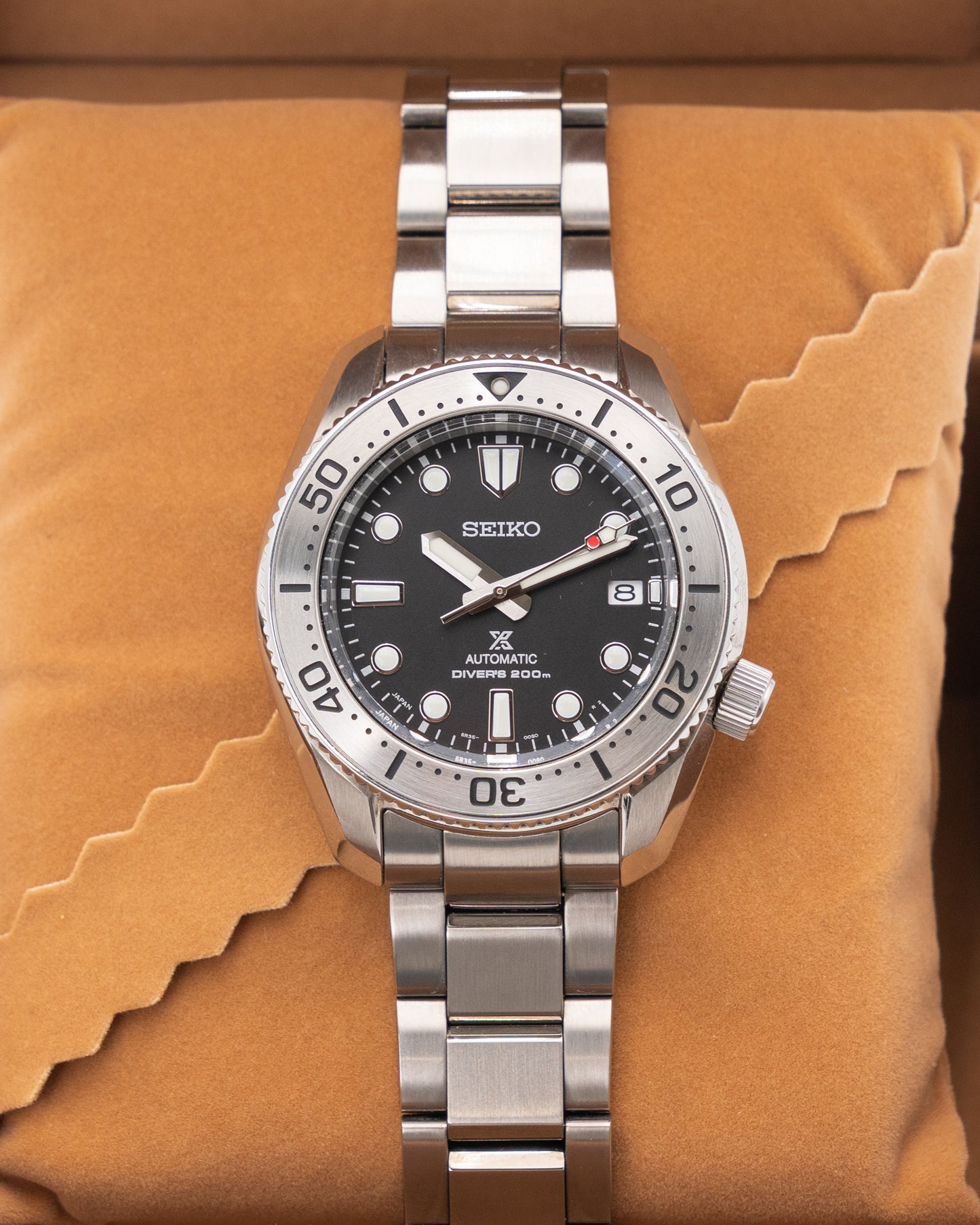 Seiko Prospex 42.7mm 6R35-01E1 Black Dial Stainless Steel