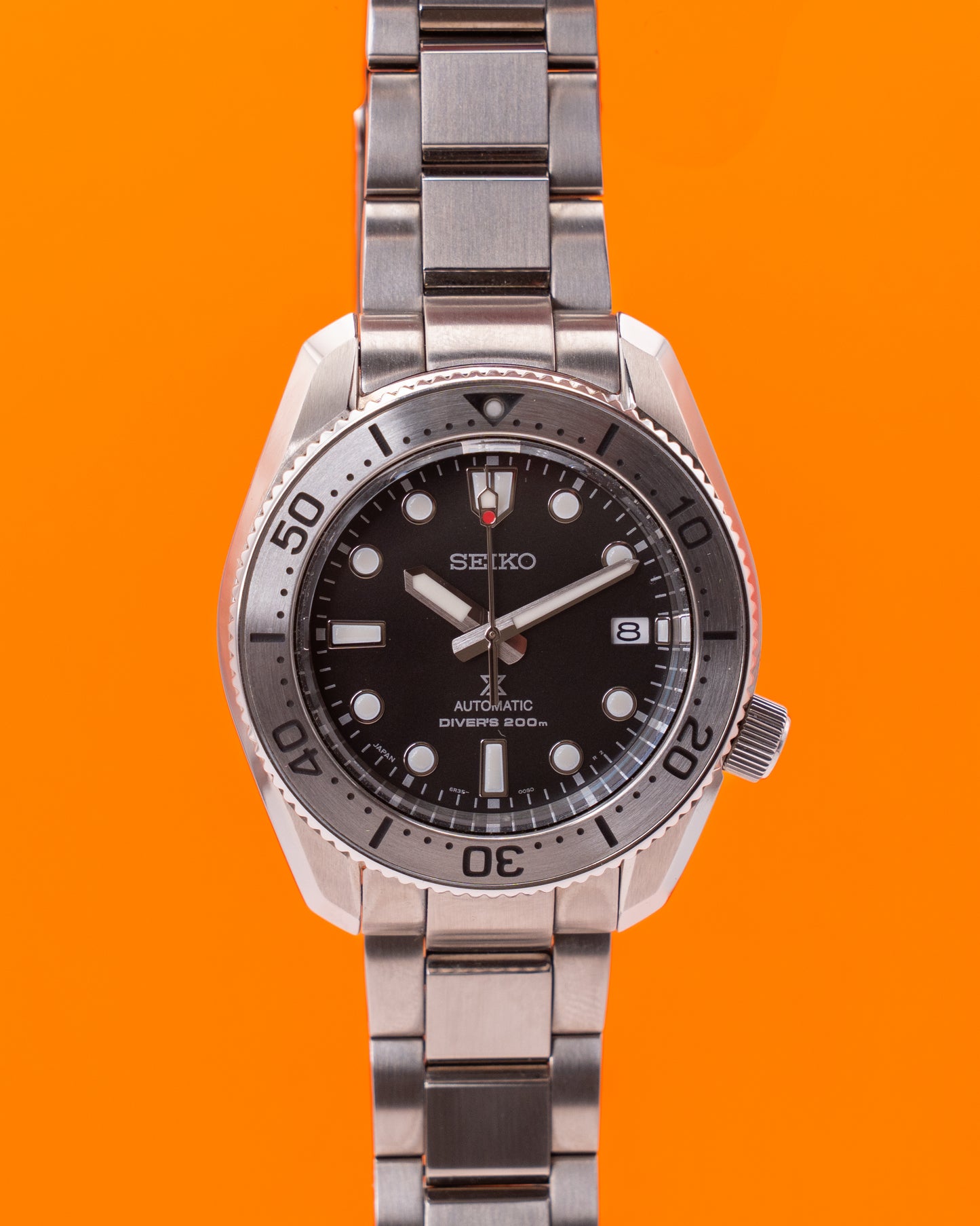 Seiko Prospex 42.7mm 6R35-01E1 Black Dial Stainless Steel