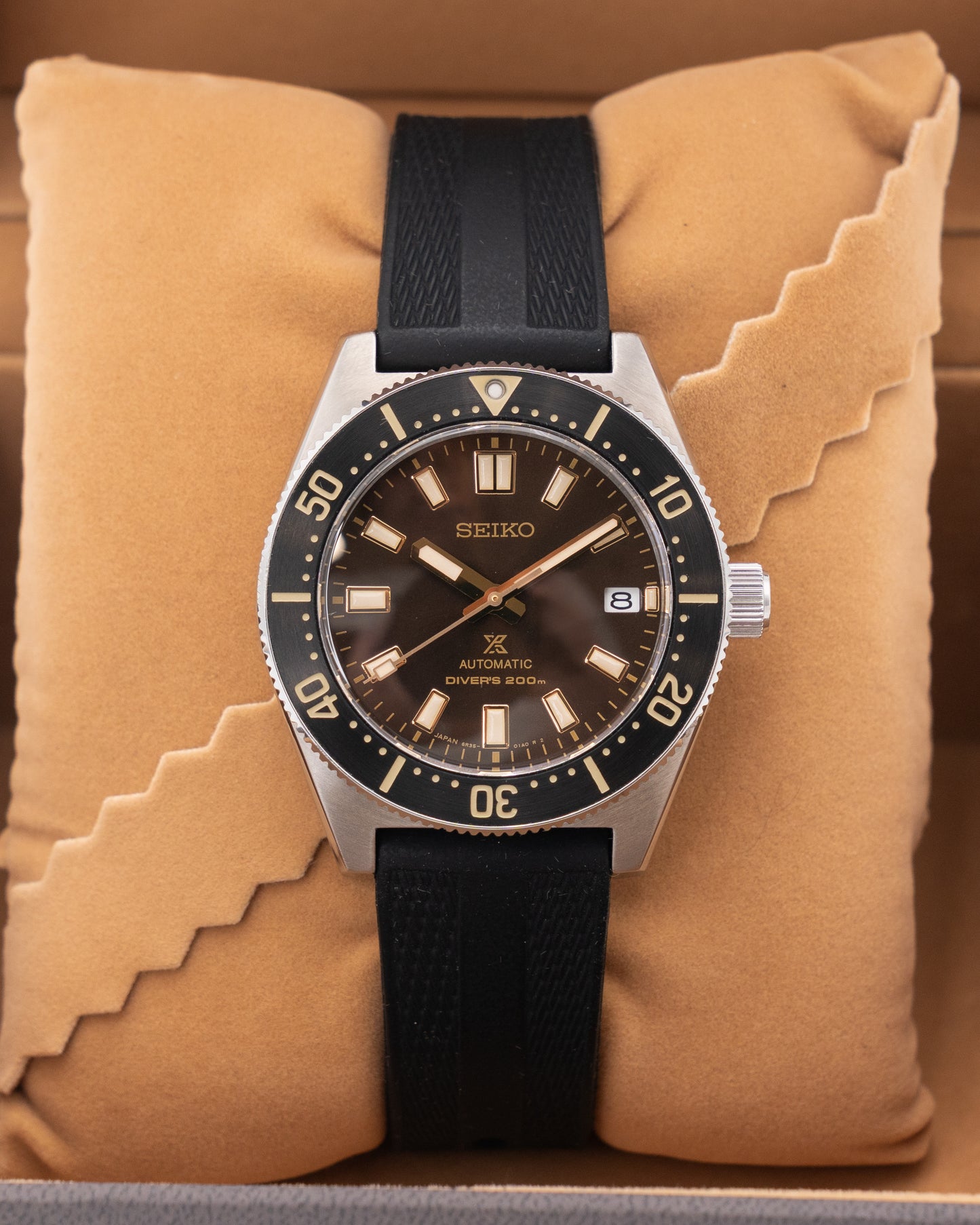 Seiko Prospex 40.5mm SBDC105 Japan Edition Brown Dial