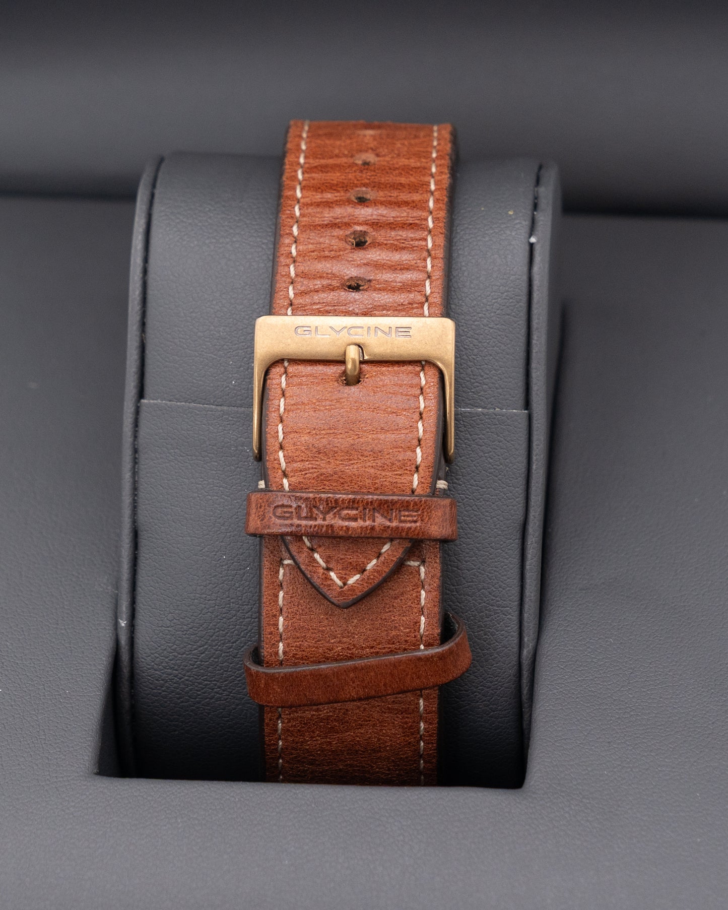 Glycine Airman Vintage The Chief GMT 40mm GL0307 Bronze Green Dial 2023