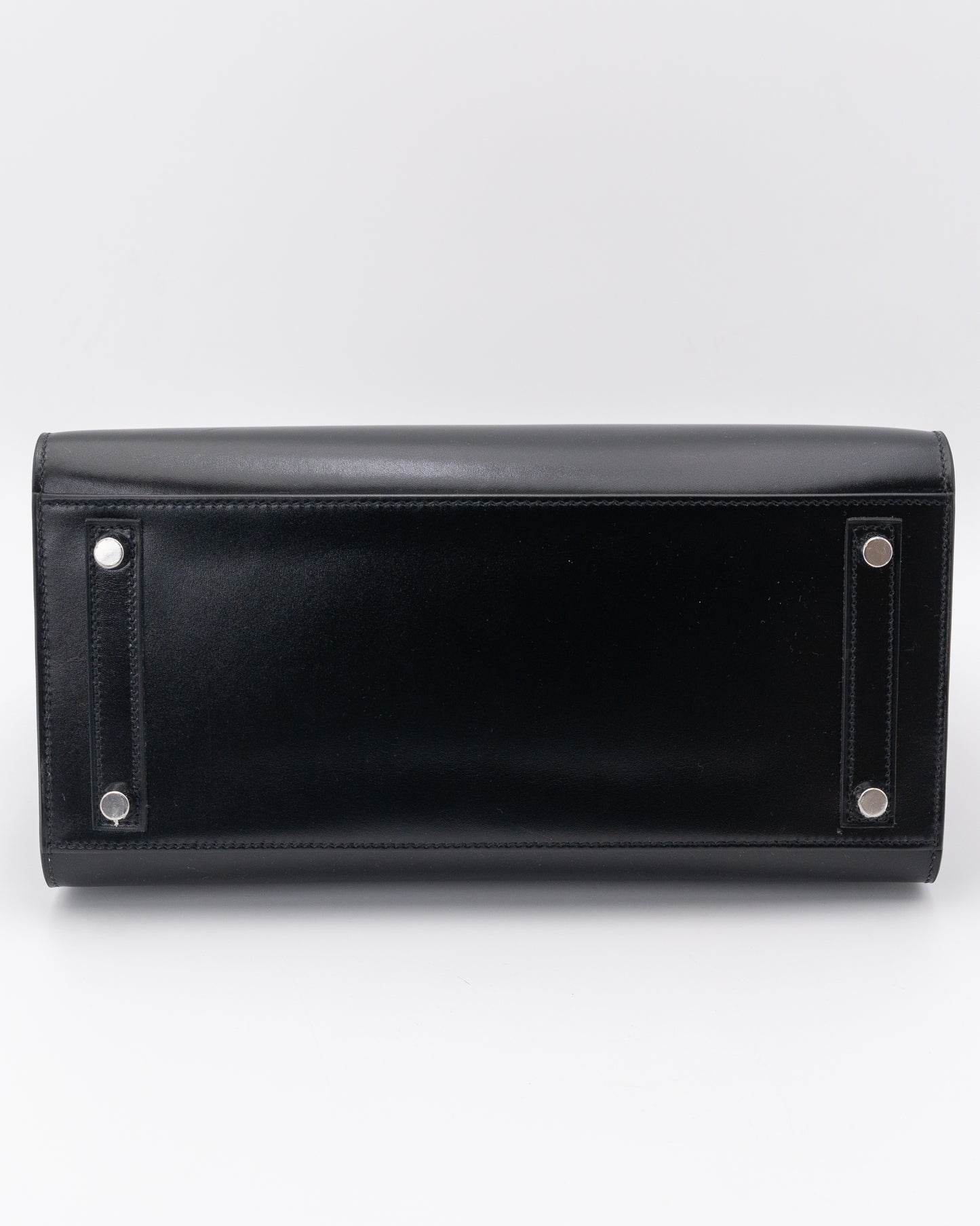 Hermes Birkin 30 Black Calf Box Leather With Palladium Hardware