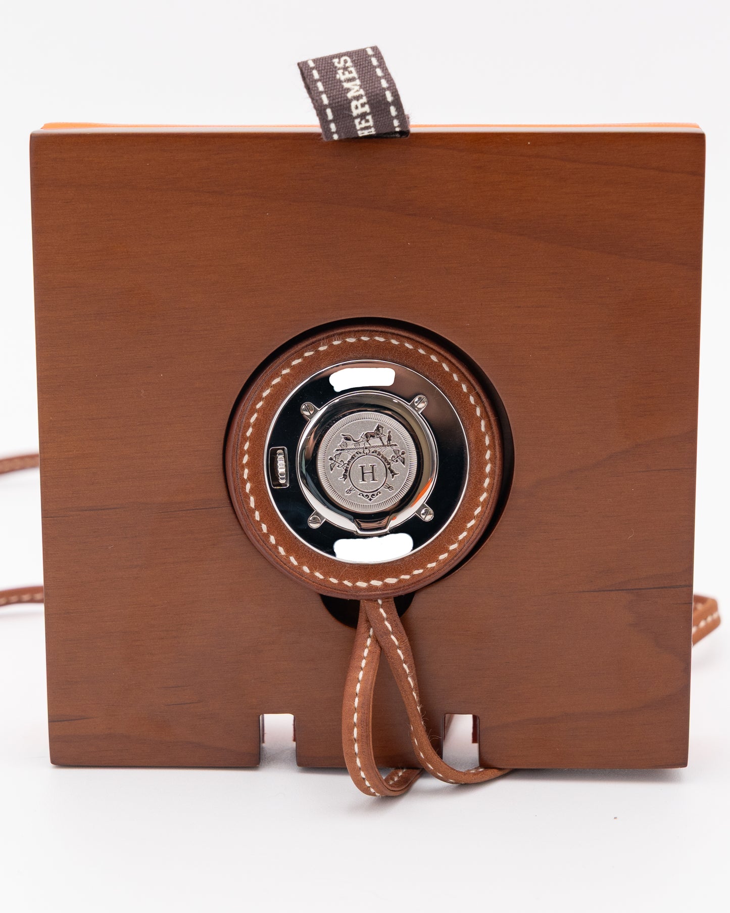 Hermes Pocket / Bag Clock HP1.710 White Dial