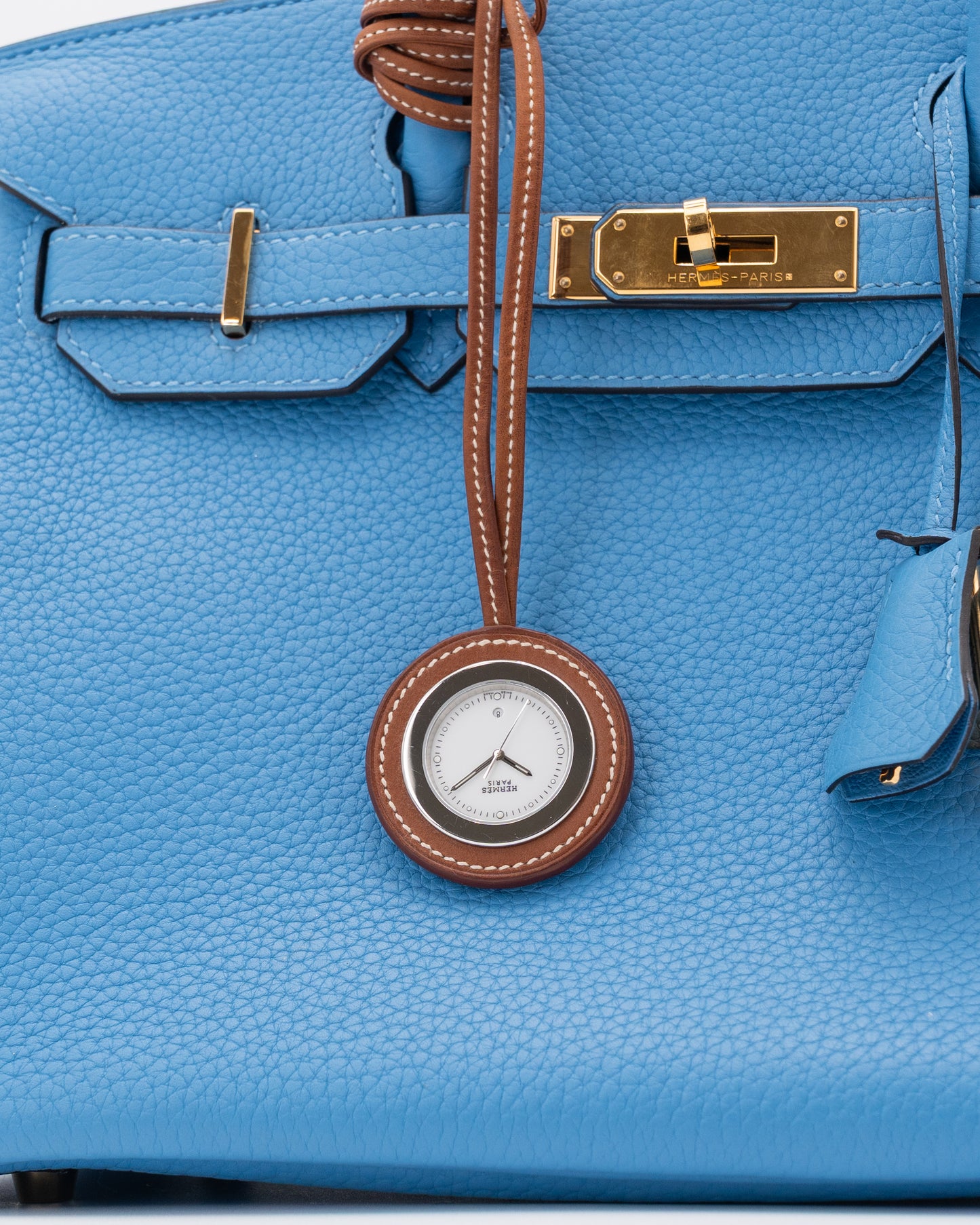 Hermes Pocket / Bag Clock HP1.710 White Dial