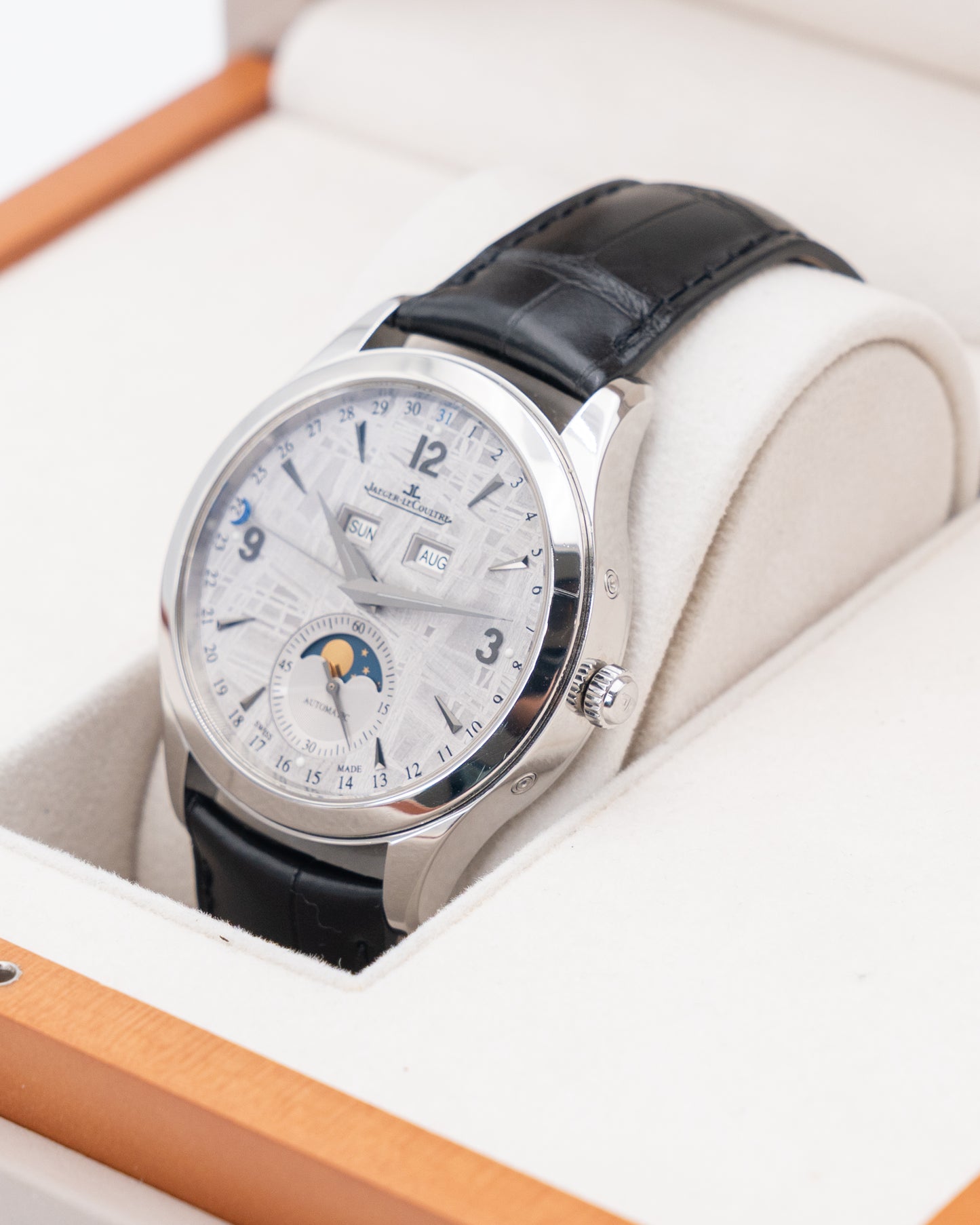 Jaeger LeCoultre 39mm Master Calendar Q1558421 Meteorite Dial