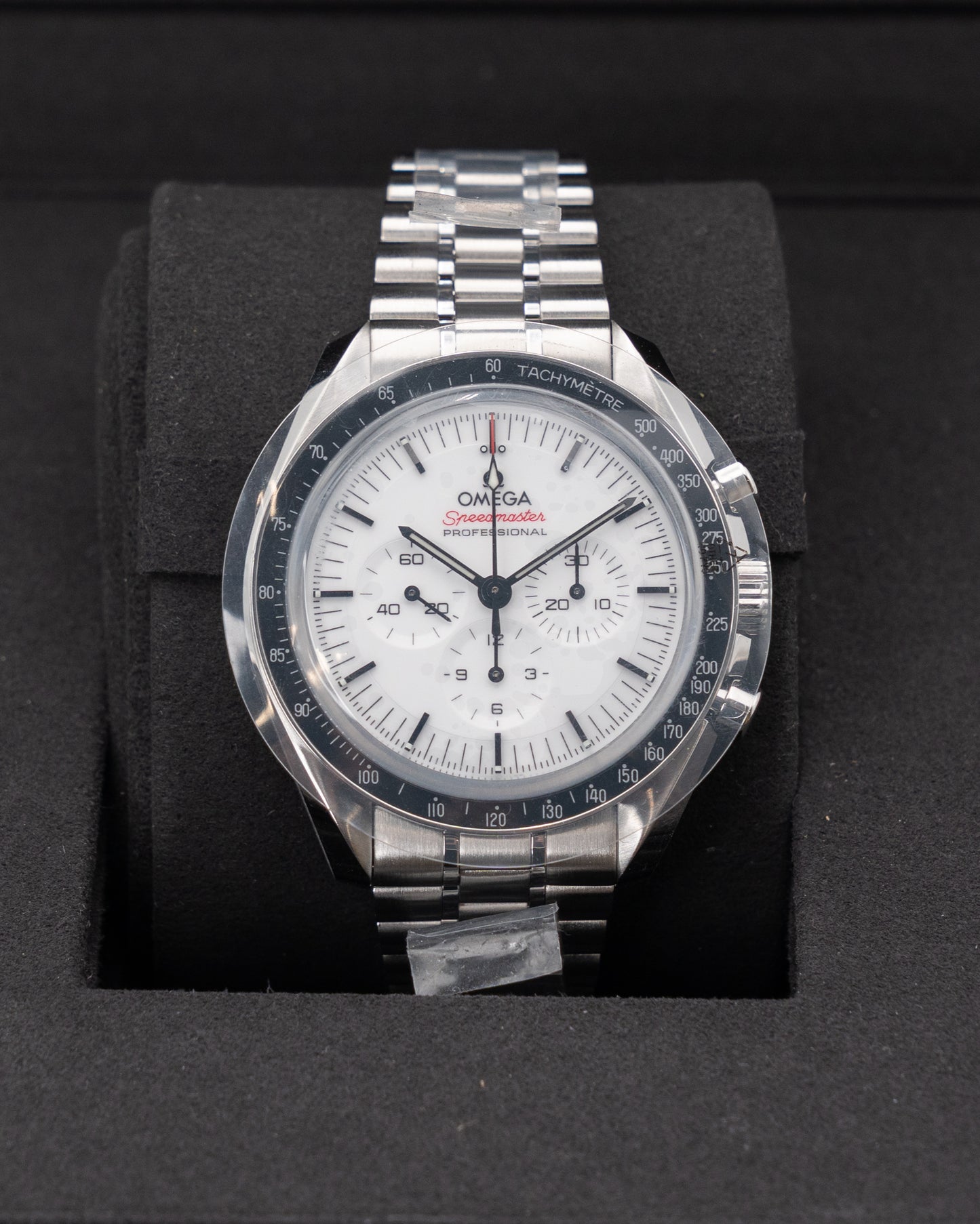 UNWORN NEW FULL STICKERS Omega Speedmaster Professional Moonwatch 42mm 310.30.42.50.04.001 White Dial 2025