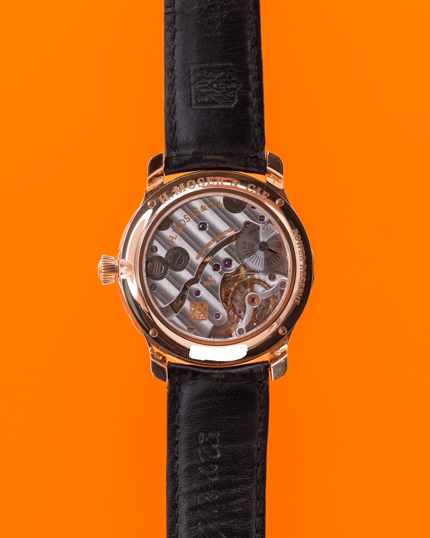 H. Moser & Cie Endeavour Small Seconds 38mm 1321-0401 Rose Gold Blue Fume Dial