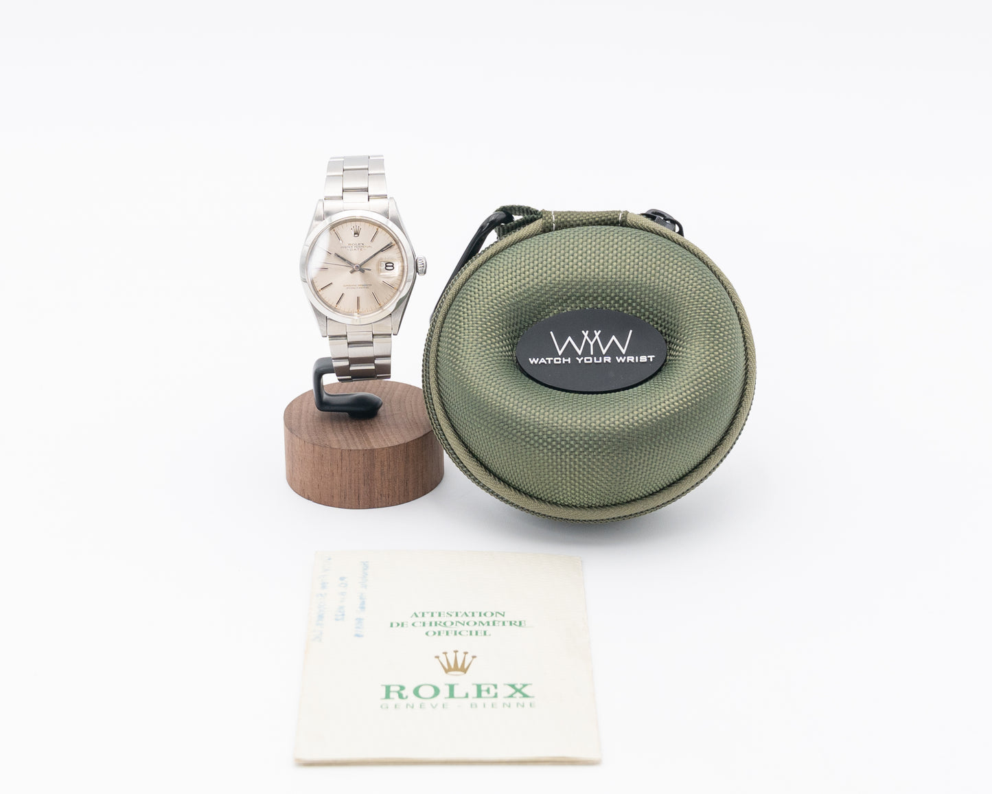 Rolex Oyster Perpetual Date 34mm 1500 Silver Dial 3 Million Serial 1977