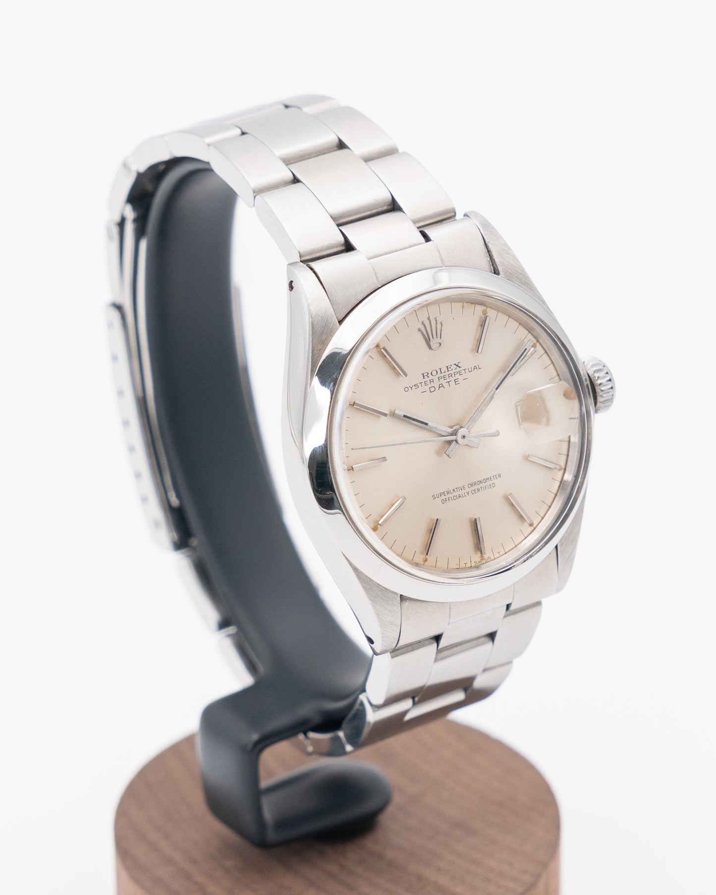Rolex Oyster Perpetual Date 34mm 1500 Silver Dial 3 Million Serial 1977