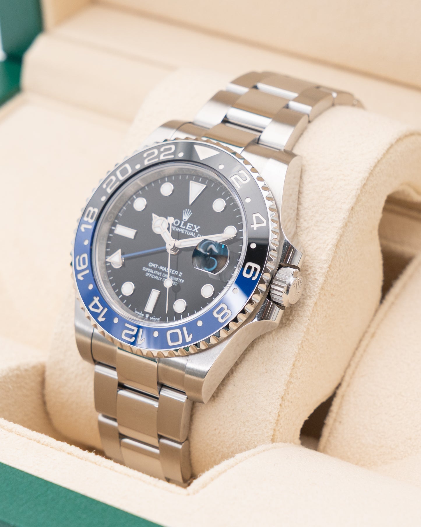 Rolex GMT Master II 40mm 126710BLNR Batman 2024