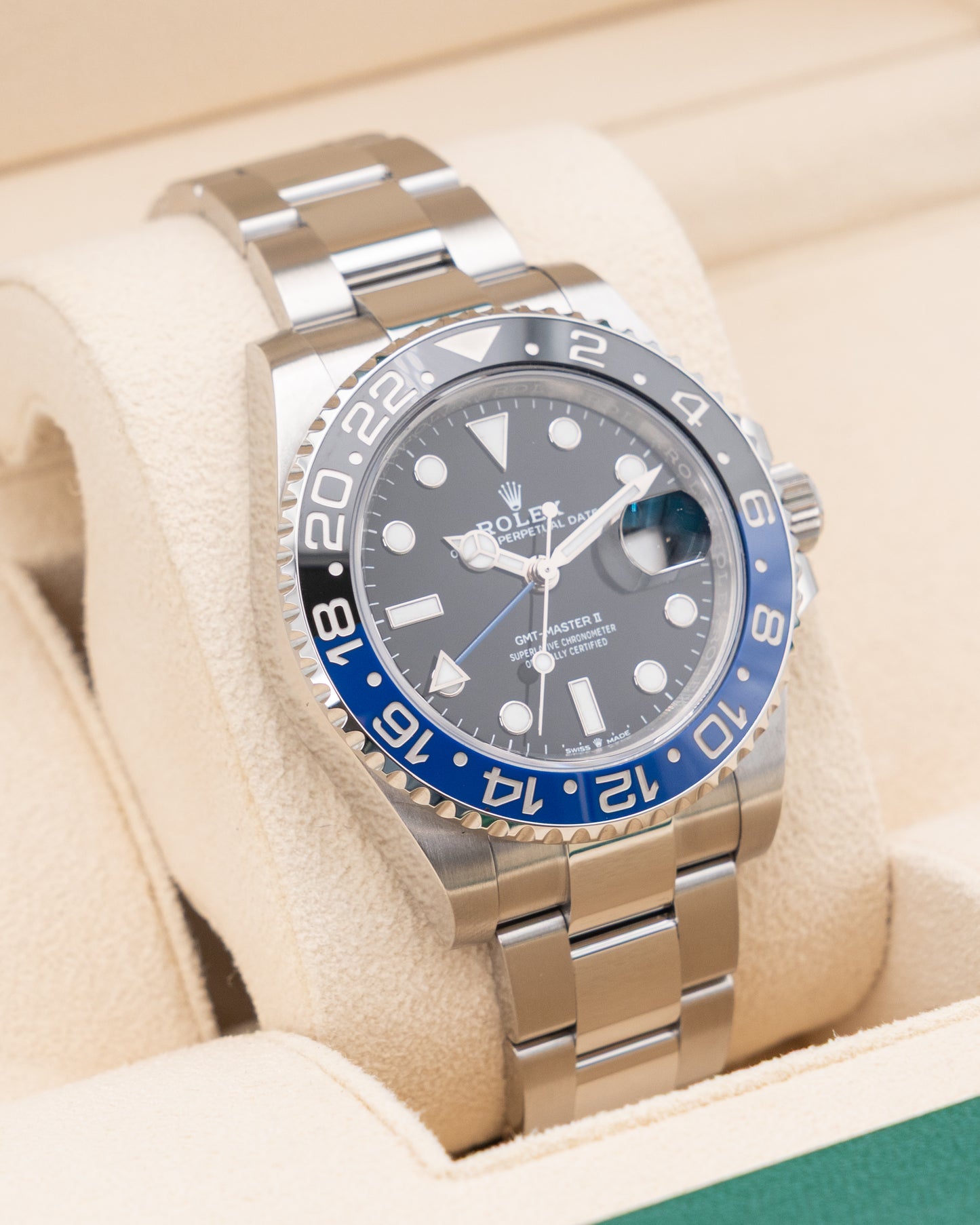Rolex GMT Master II 40mm 126710BLNR Batman 2024