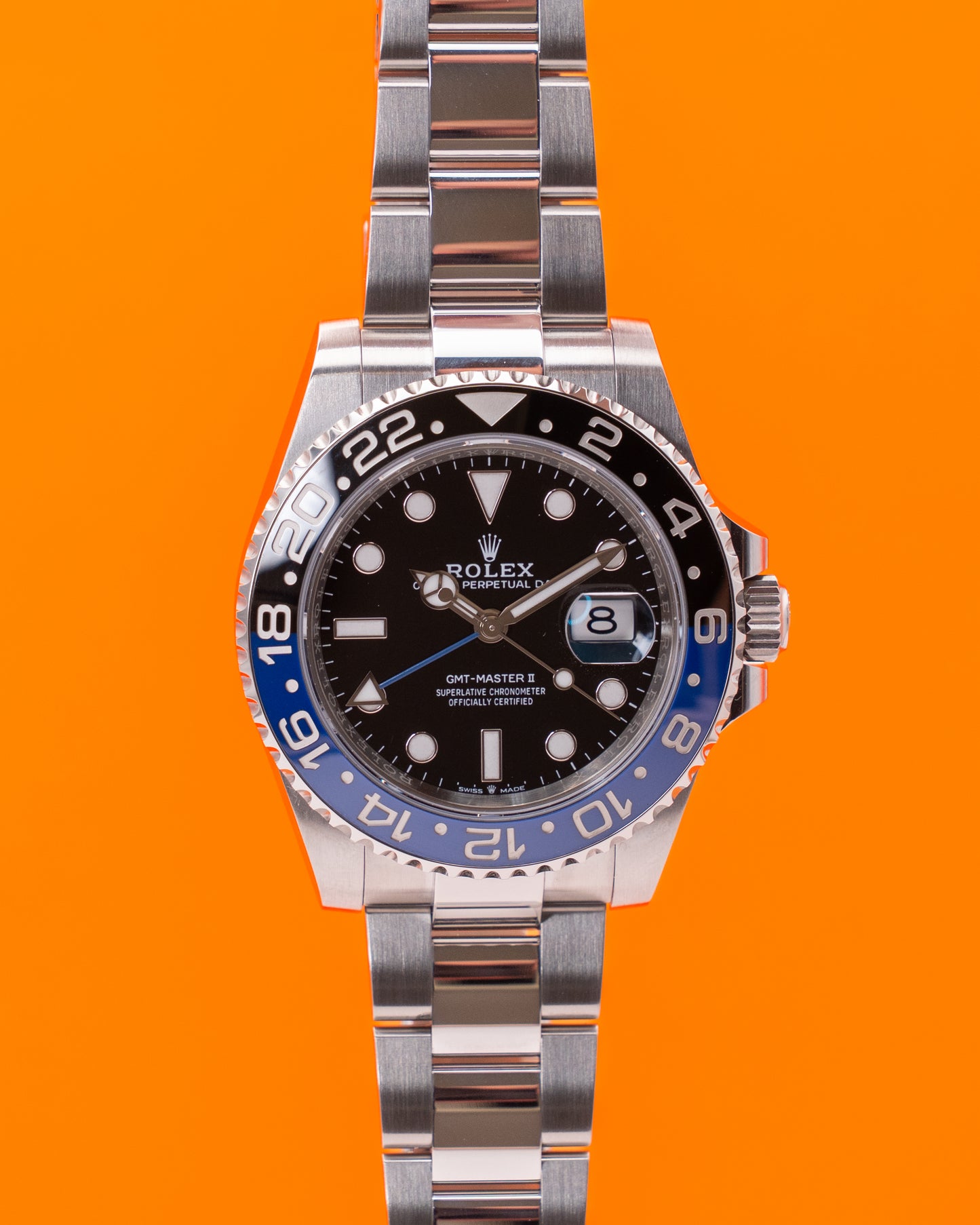 Rolex GMT Master II 40mm 126710BLNR Batman 2024