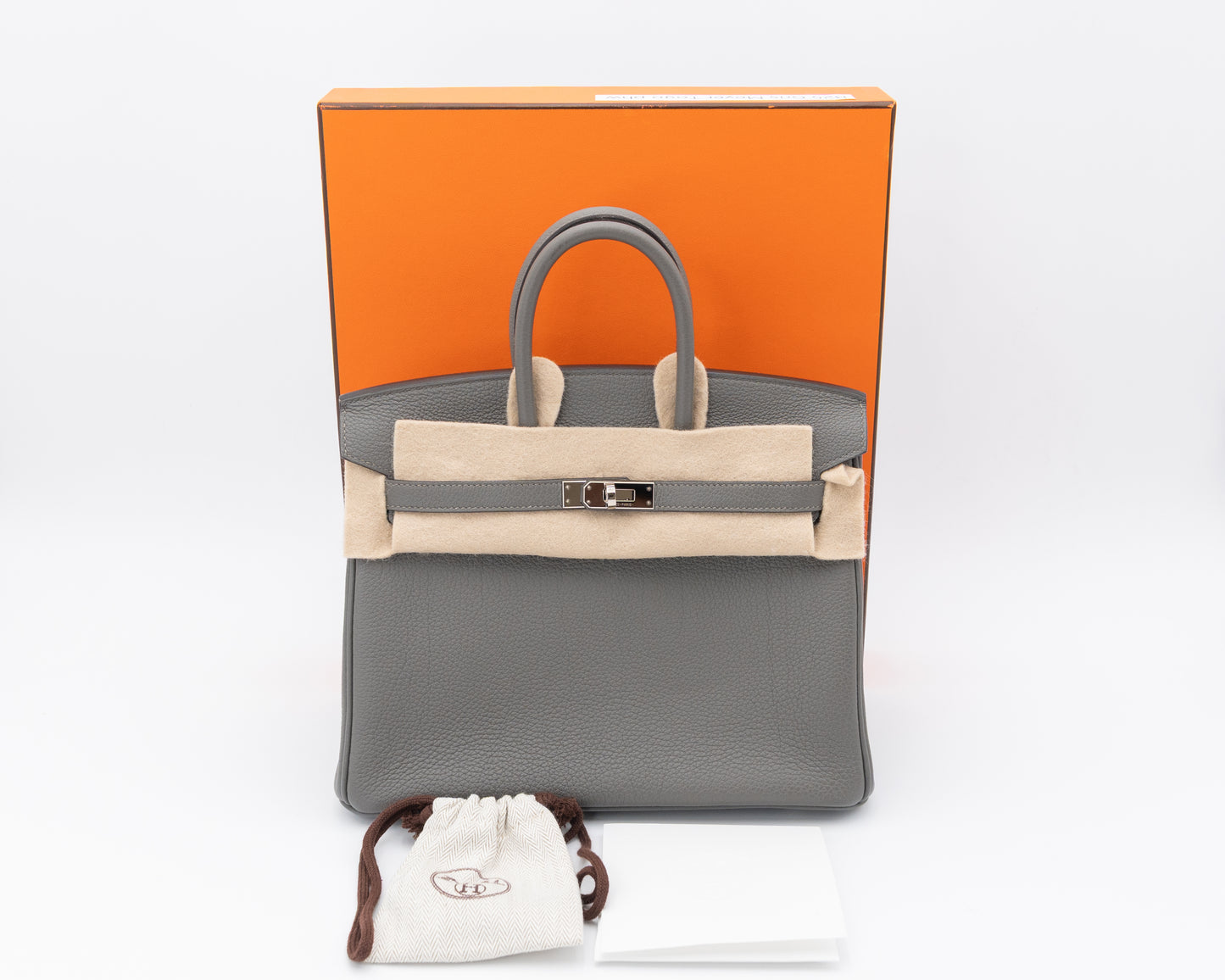 Hermes Birkin 25 Grey Palladium