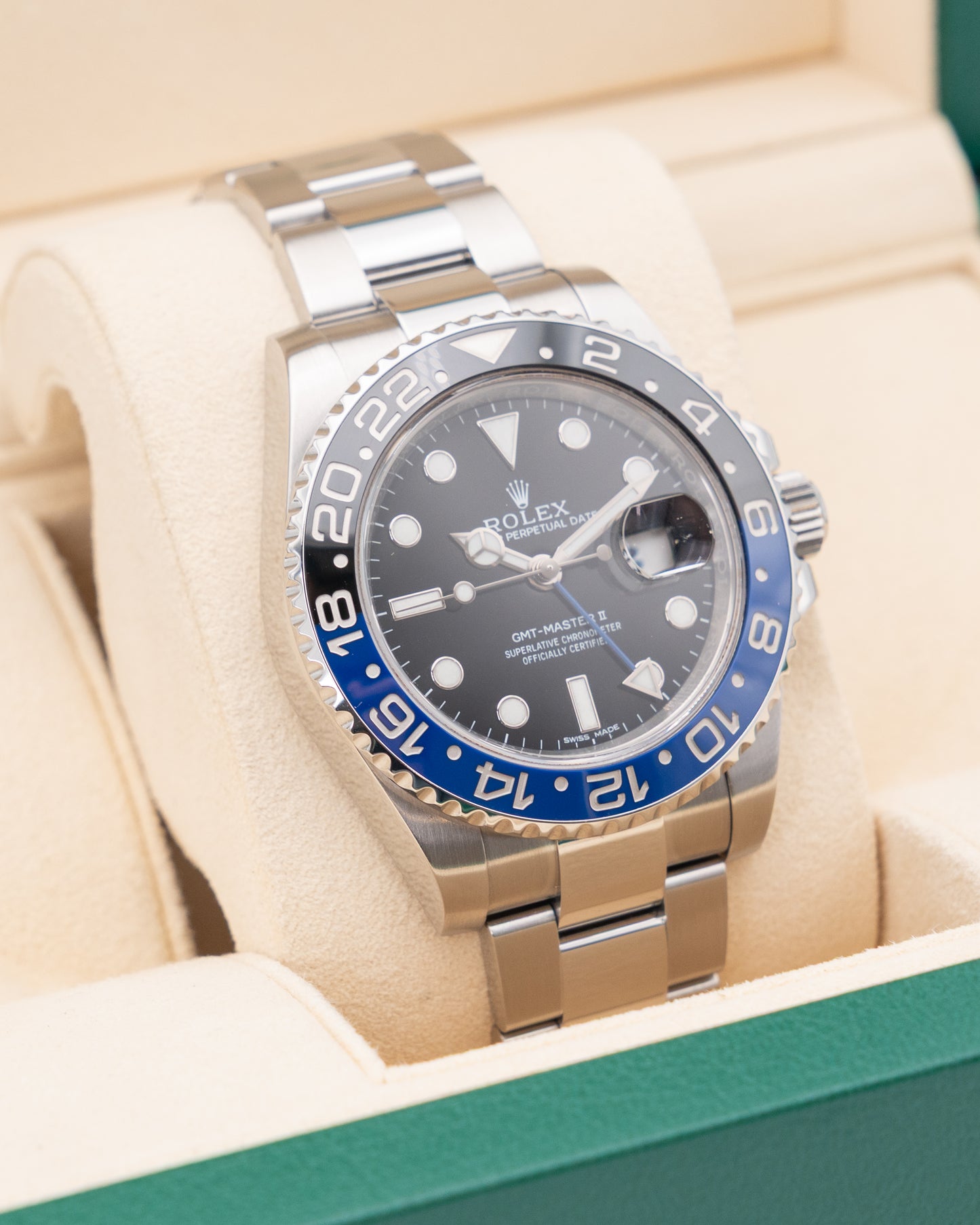 Rolex GMT Master II 40mm 116710BLNR Batman Oyster 2015