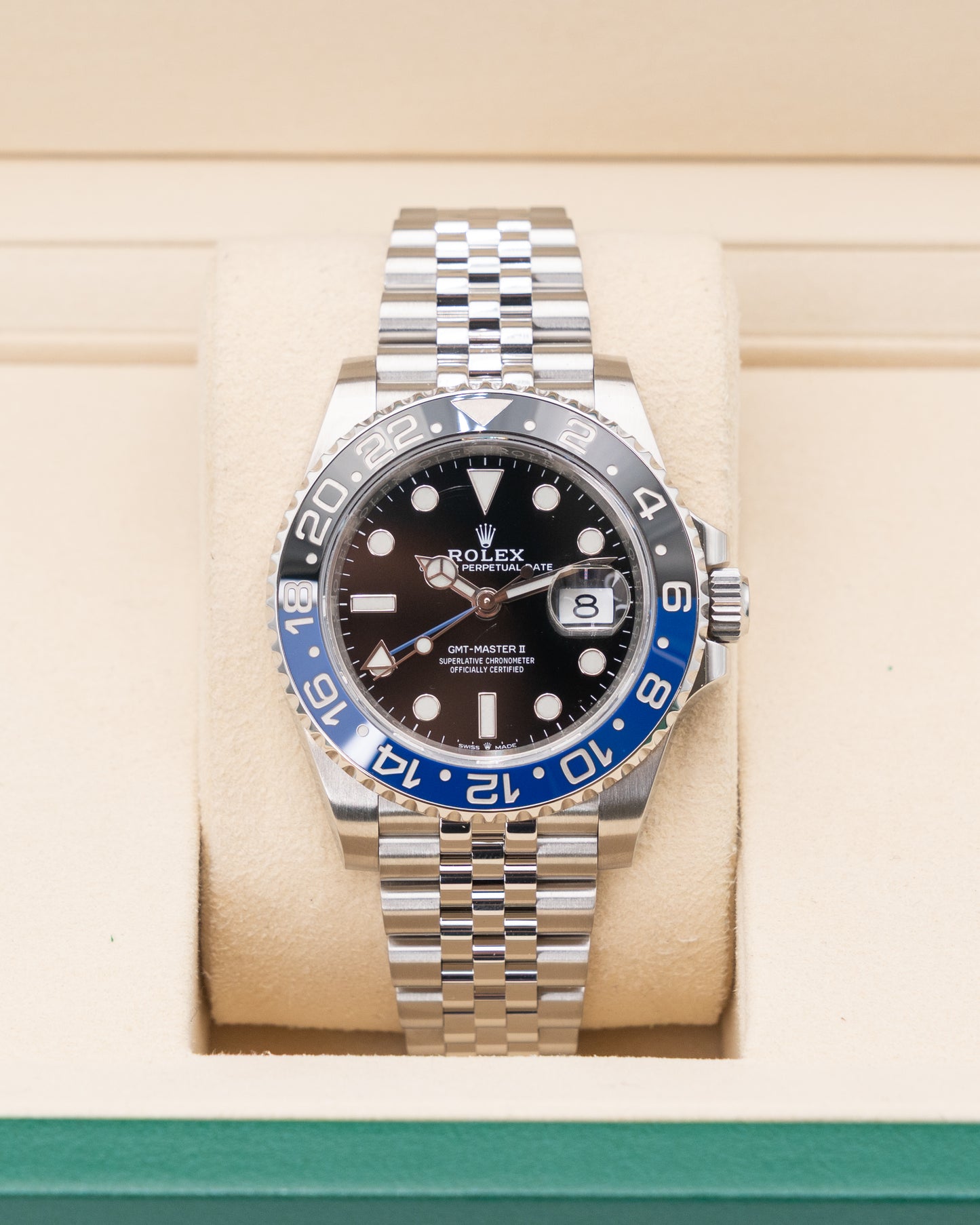 Rolex GMT Master II 40mm 126710BLNR Batgirl Jubilee 2025