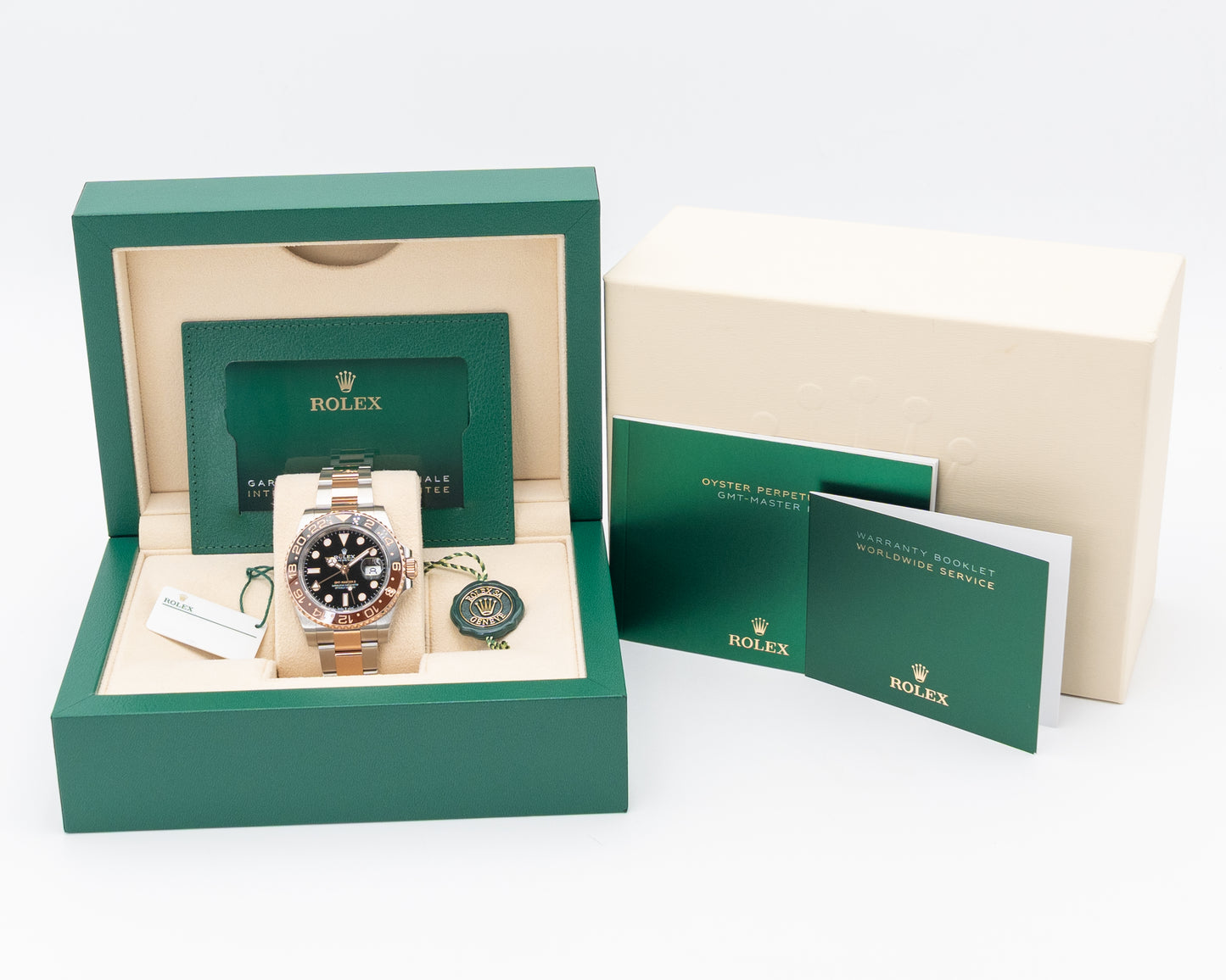 Rolex GMT Master II 40mm 126711CHNR Rootbeer Two Tone Rose Gold 2024