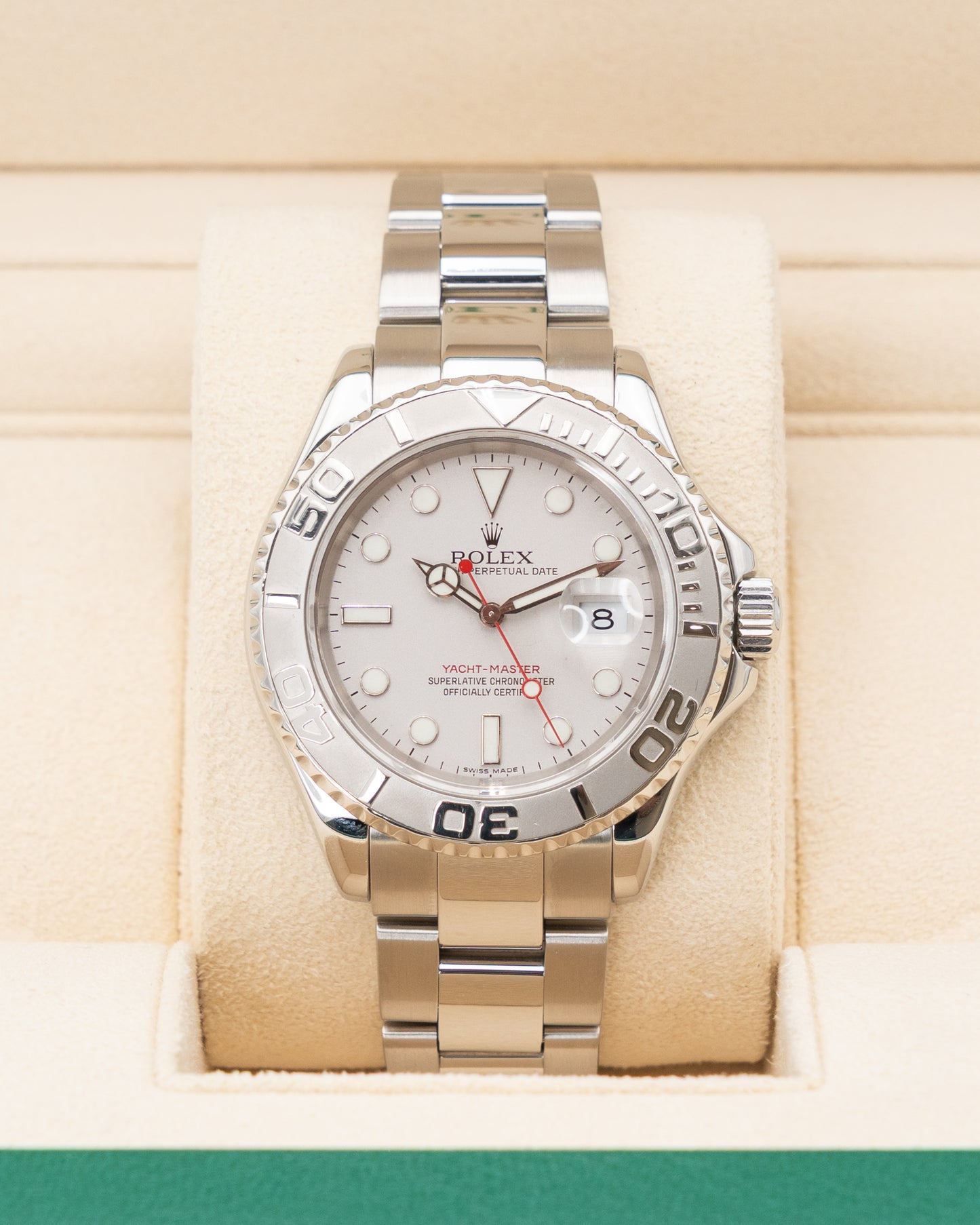 Rolex Yachtmaster 40mm 16622 Platinum Bezel and Dial