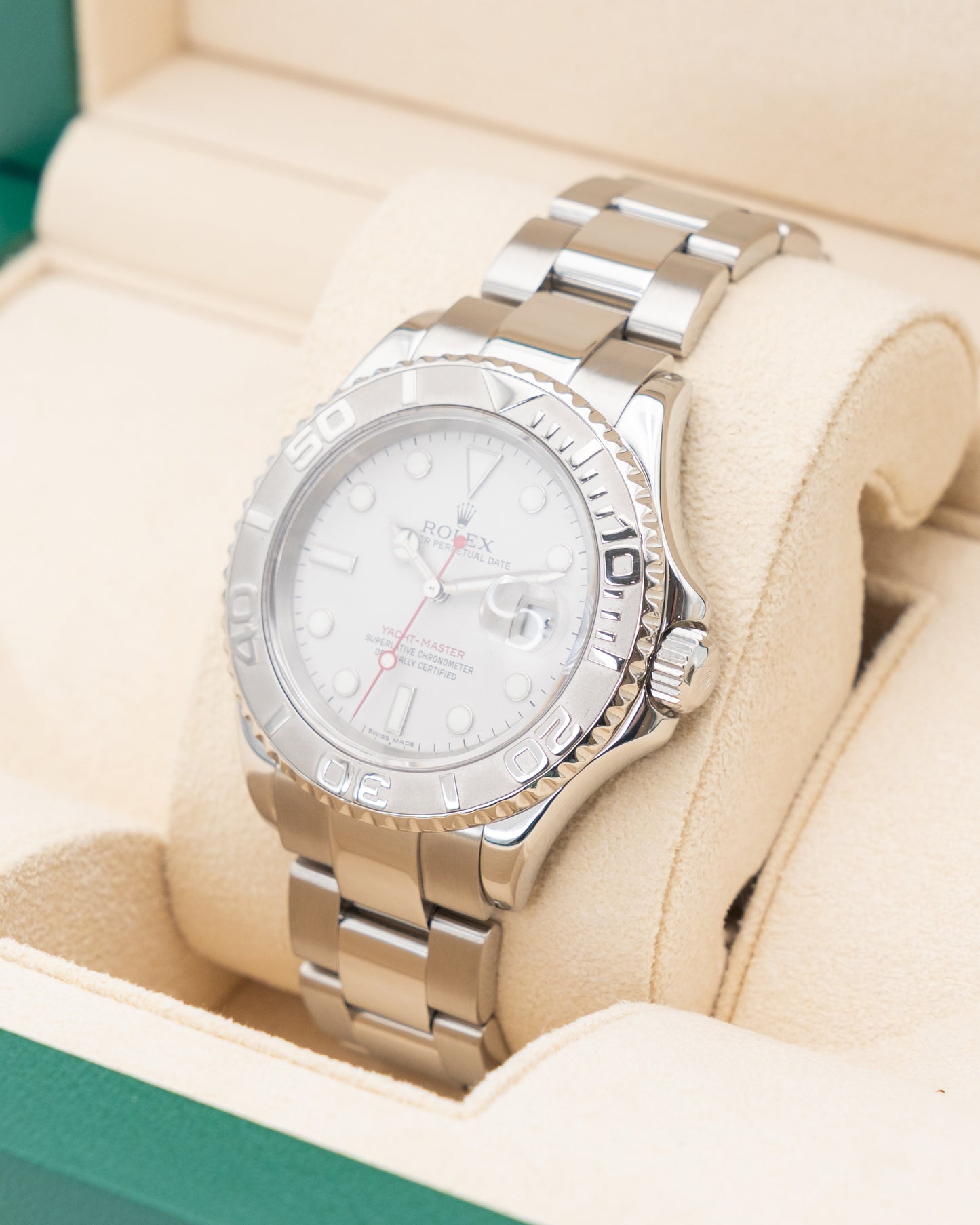 Rolex Yachtmaster 40mm 16622 Platinum Bezel and Dial