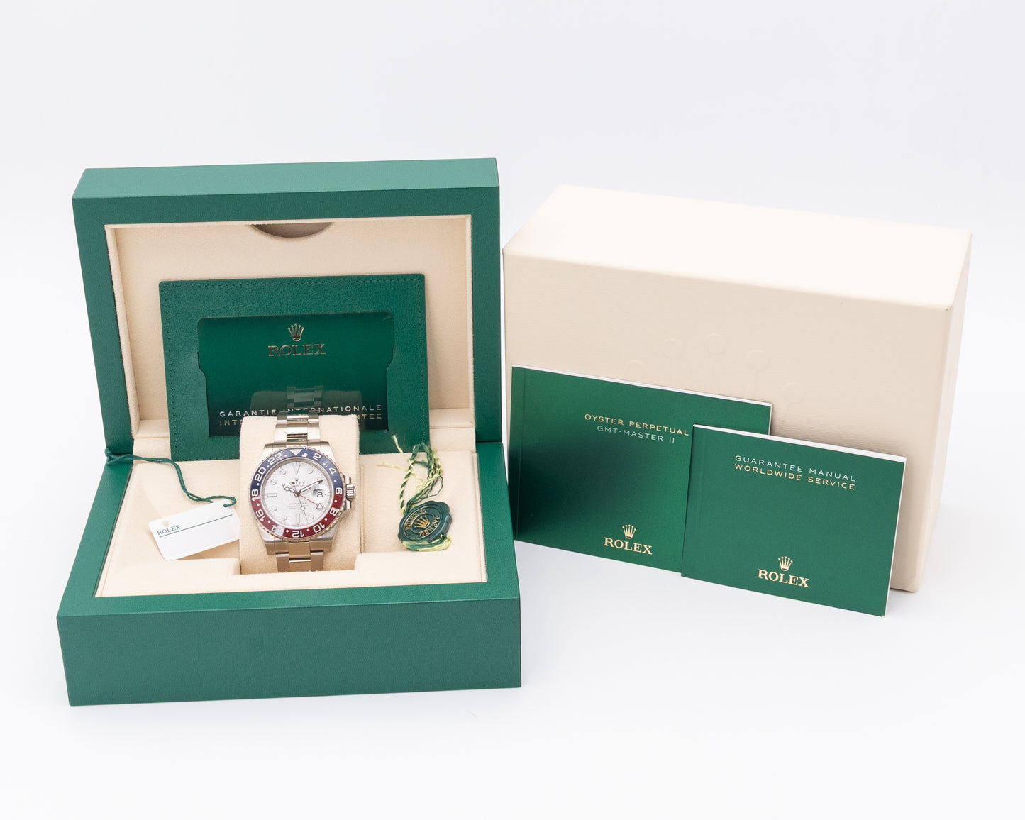 Rolex GMT Master II 40mm 126719BLRO White Gold Meteorite Pepsi 2023