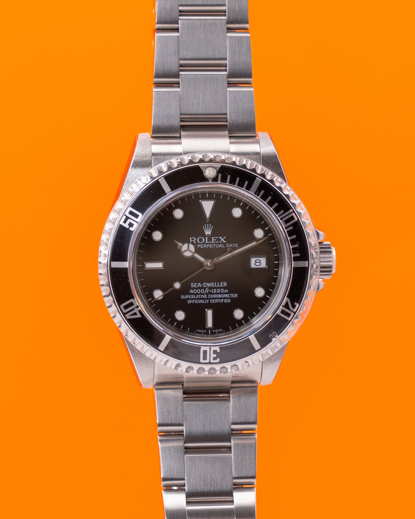 UNWORN WITH STICKERS Rolex Seadweller 40mm 16600 Black Aluminum