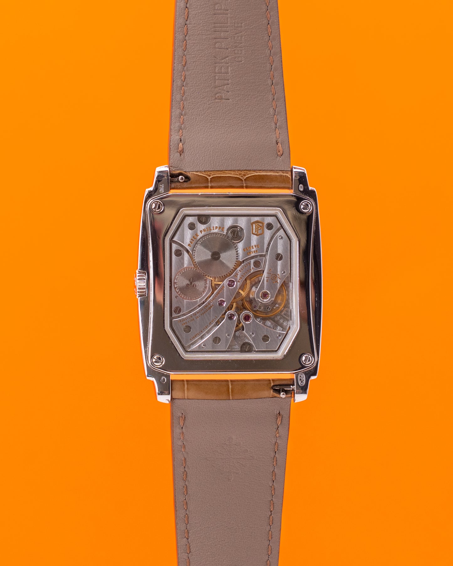 Patek Phillippe 34mm 5124G Gondolo White Gold Salmon DIal