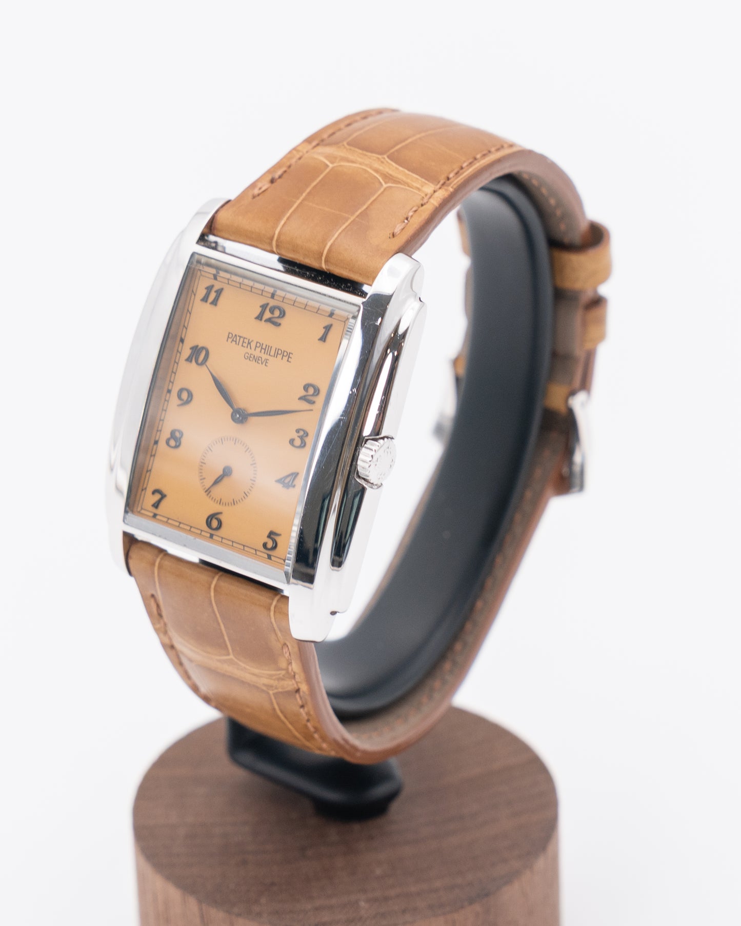 Patek Phillippe 34mm 5124G Gondolo White Gold Salmon DIal