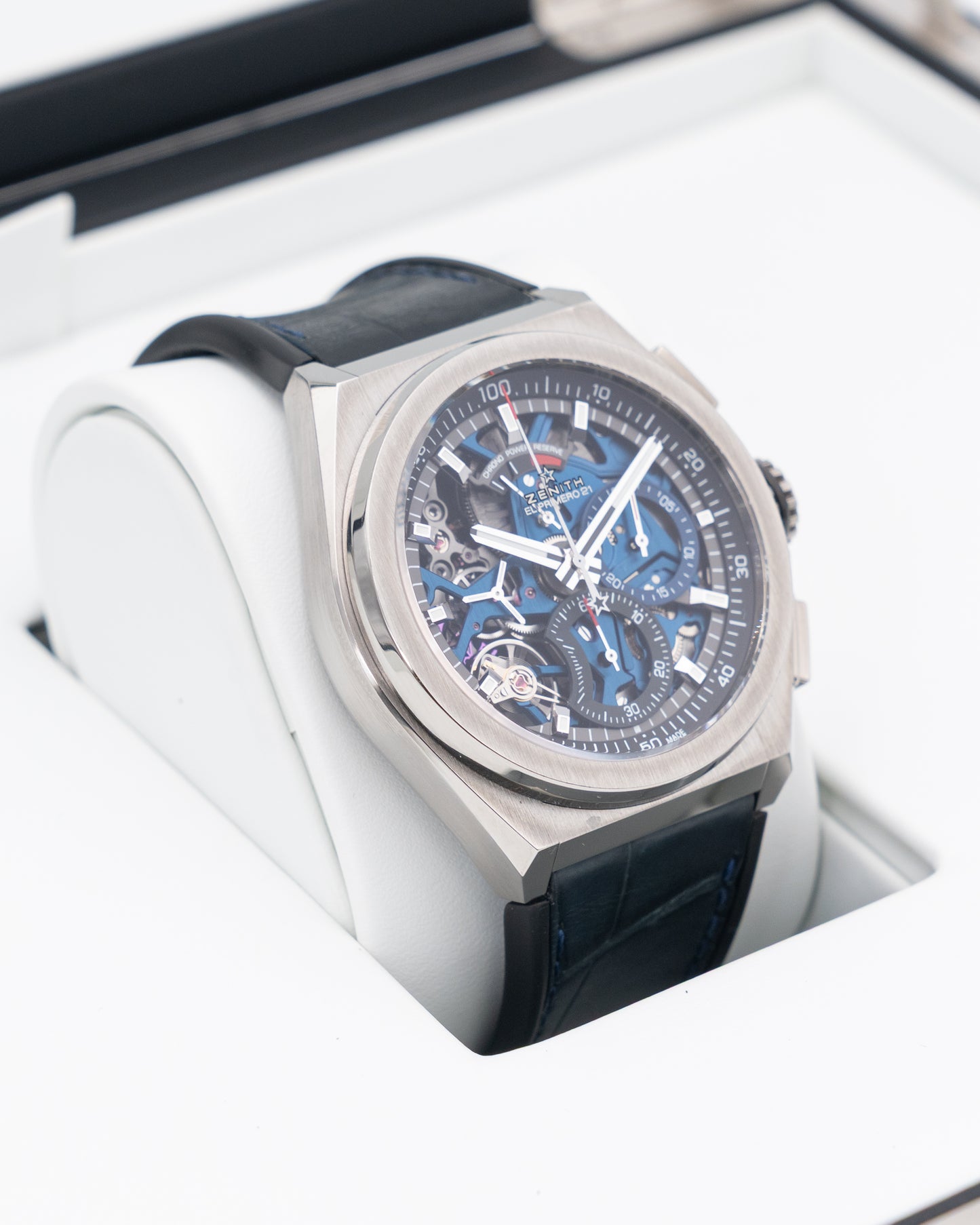 Zenith Defy El Primero 21 44mm 95-9002-9004-78-r584 Titanium Skeleton Blue 2020