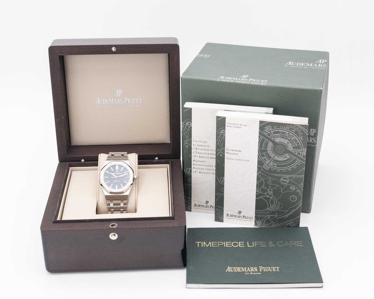 Audemars Piguet Royal Oak 41mm 15400ST Blue Dial 2012