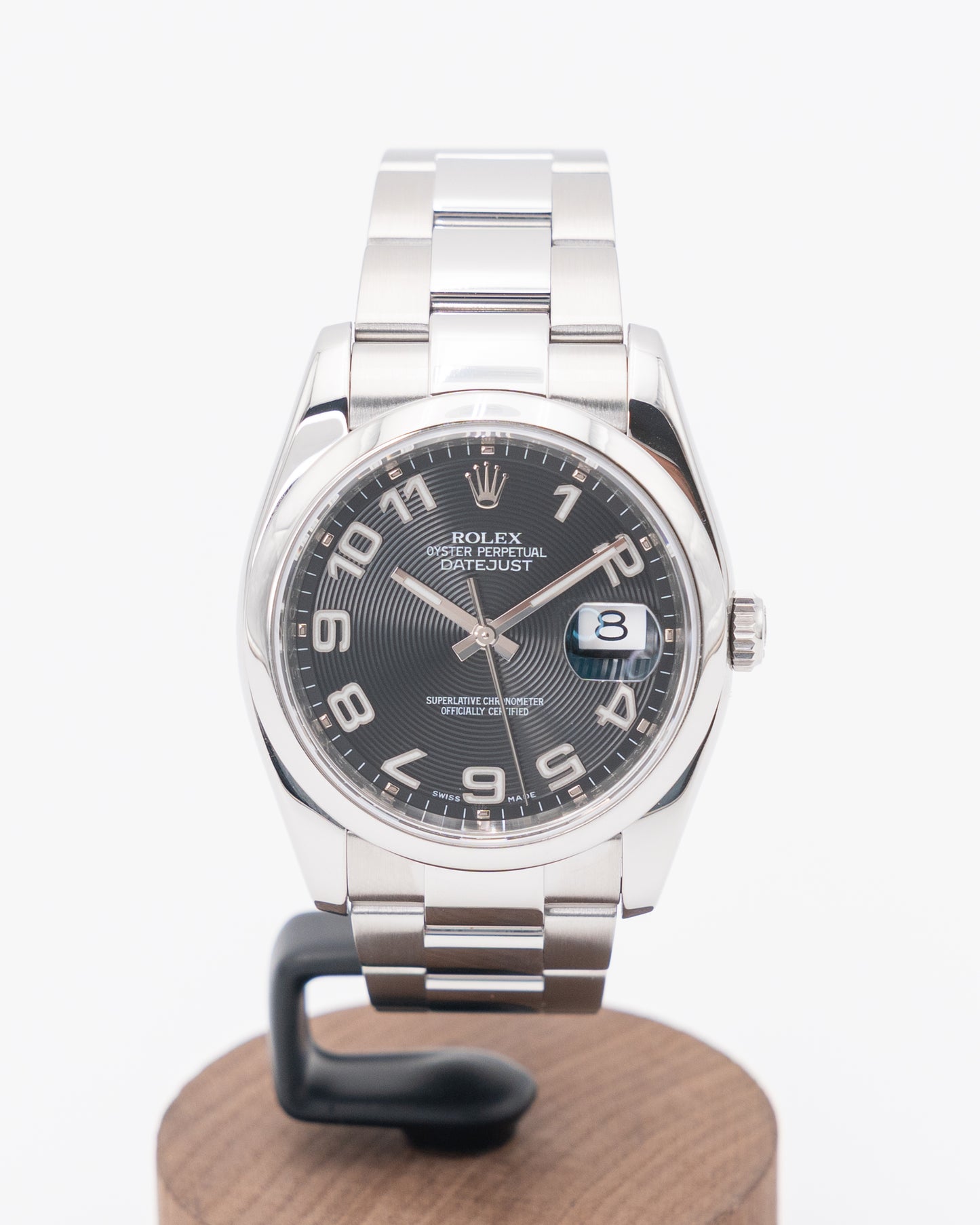 Rolex Datejust 36mm 116200 Black Dial Roulette Wheel Rolex Warranty Until June 2026