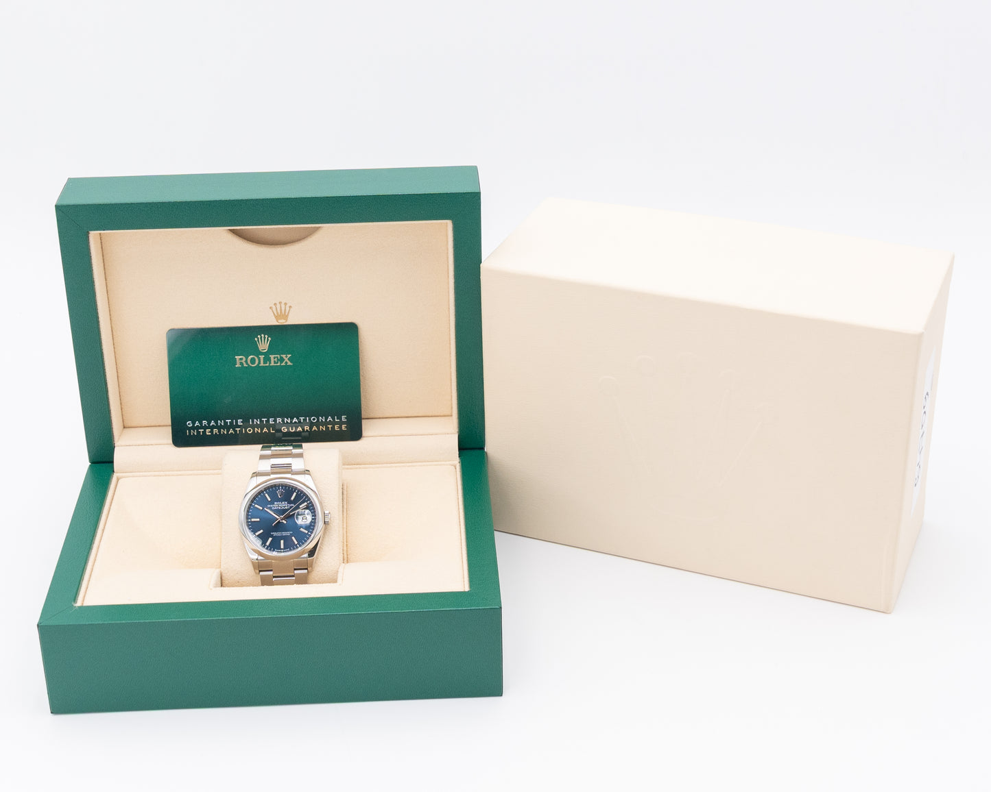 Rolex Datejust 36mm 126200 Blue Dial Smooth Bezel Oyster 2020