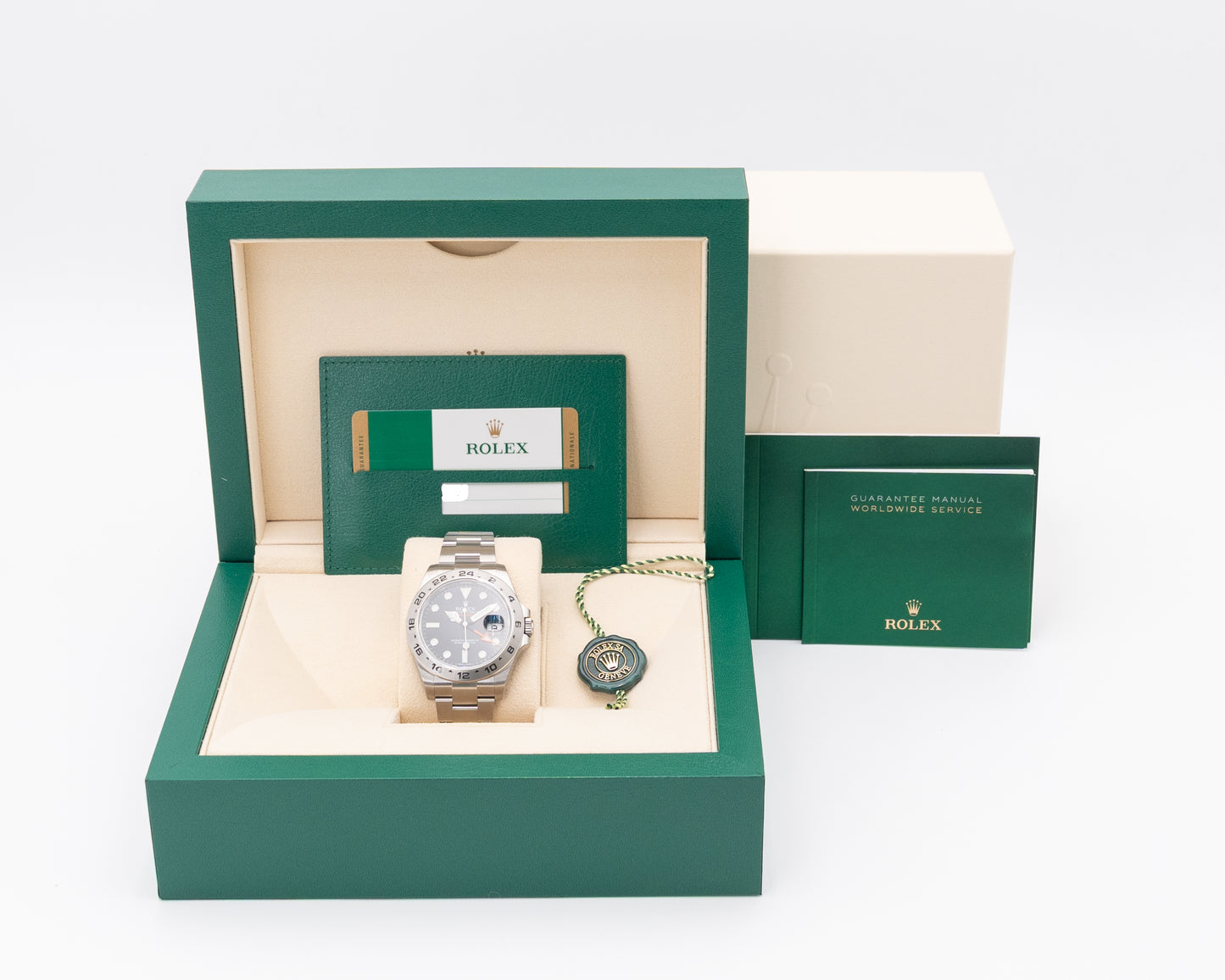 NOS UNWORN WITH STICKERS 2018 Rolex Explorer 42mm 216570 Black Dial 2018