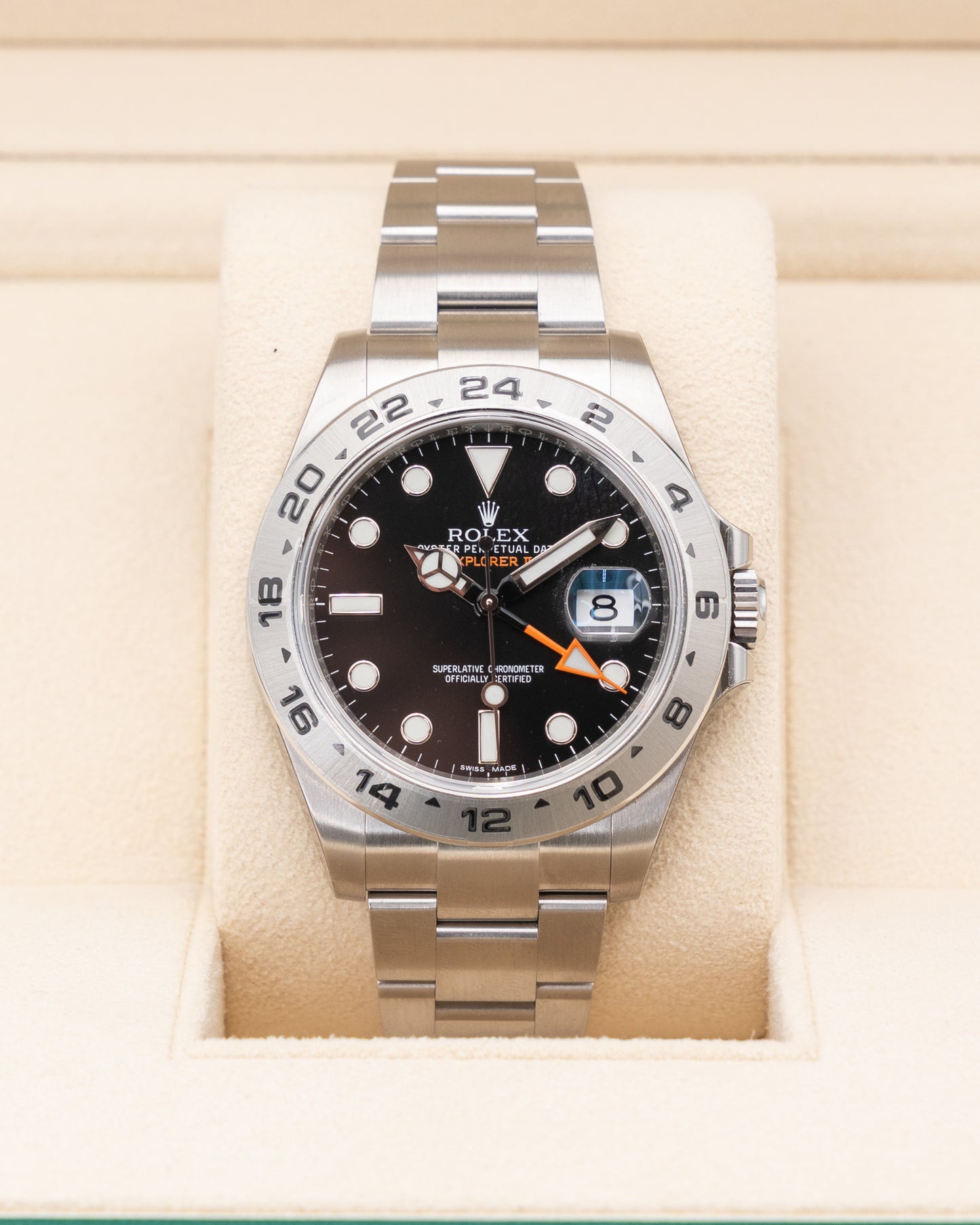 NOS UNWORN WITH STICKERS 2018 Rolex Explorer 42mm 216570 Black Dial 2018