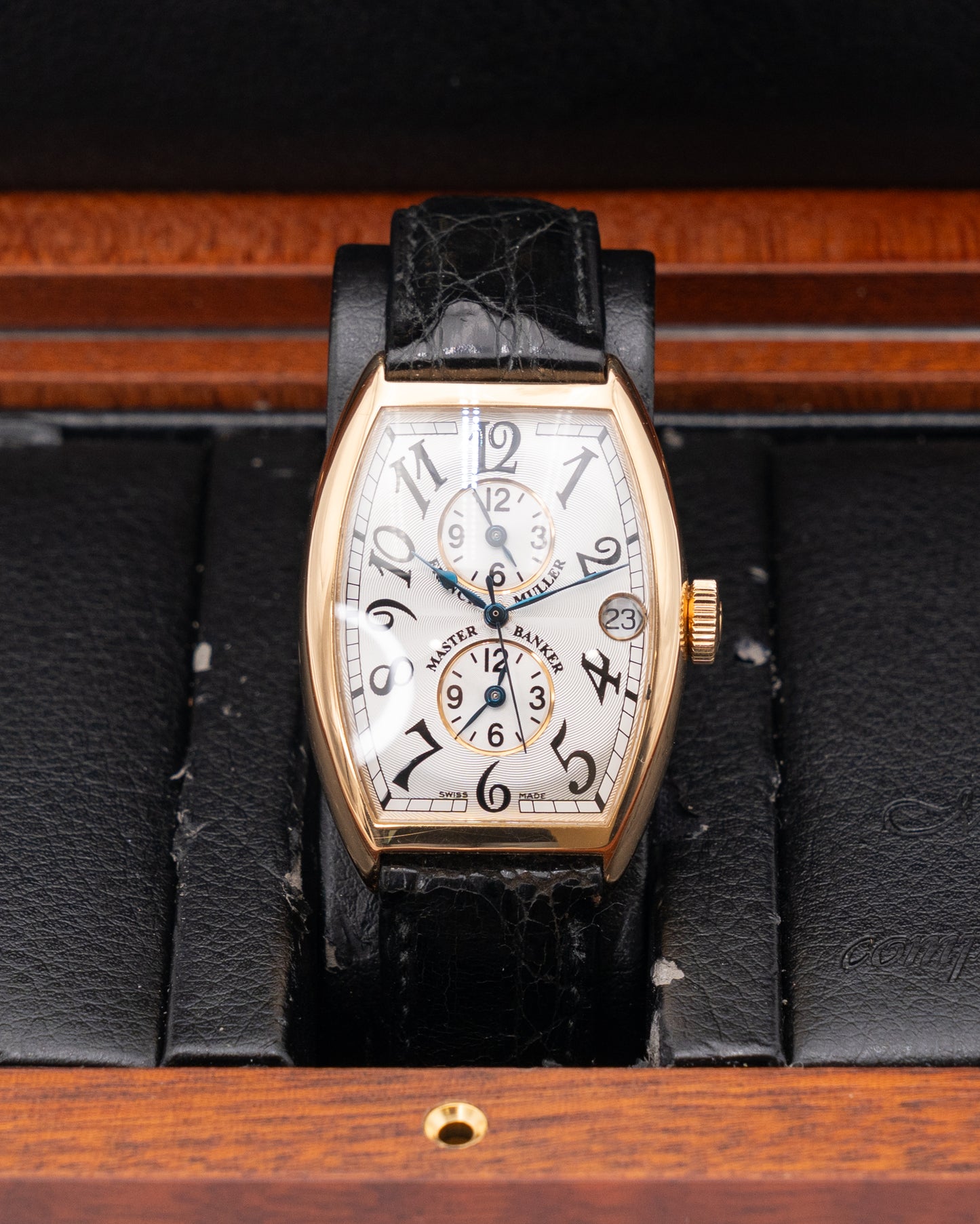 Franck Muller Master Banker 32mm 5850MB Rose Gold Multi Time Zone 2010