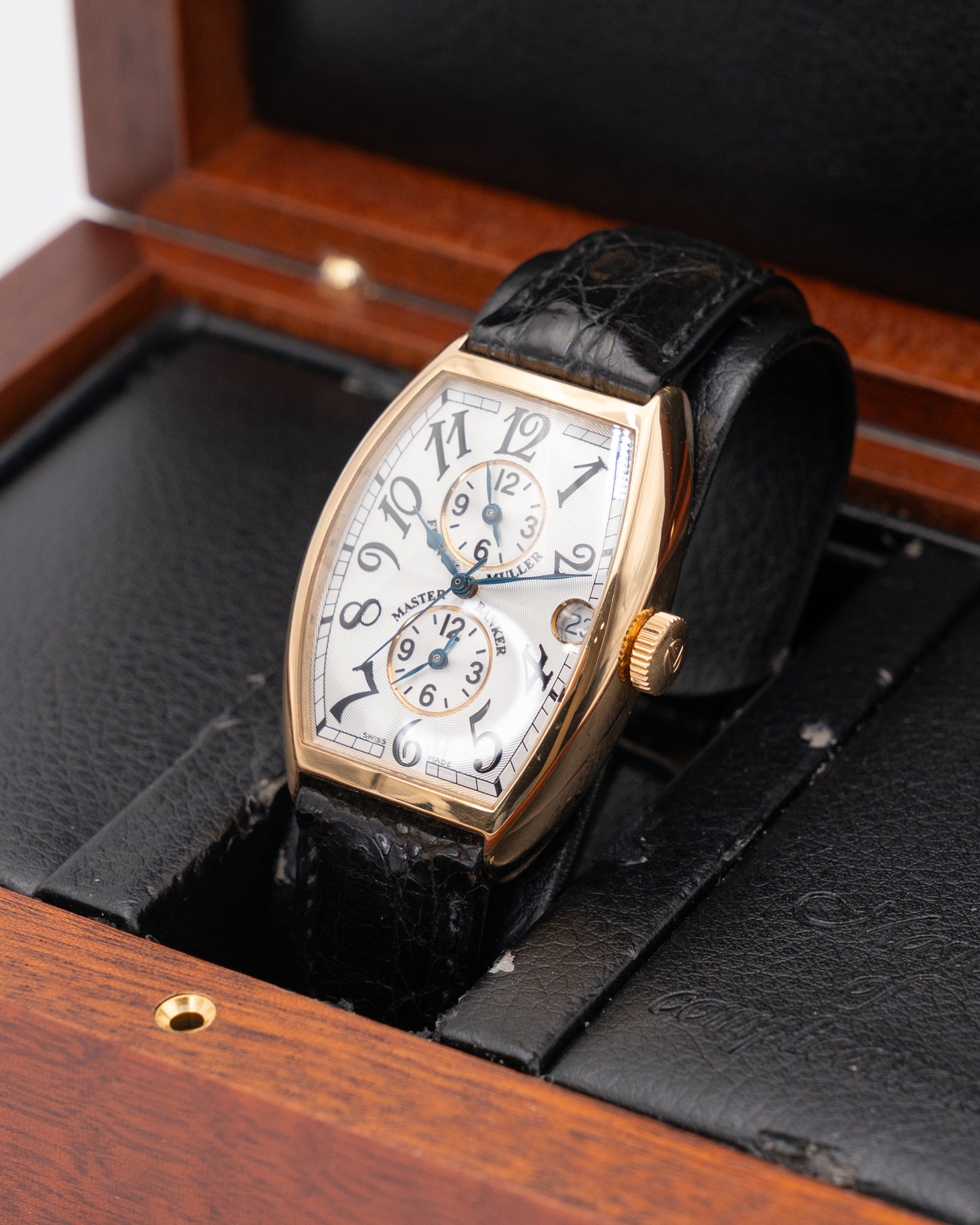 Franck Muller Master Banker 32mm 5850MB Rose Gold Multi Time Zone 2010