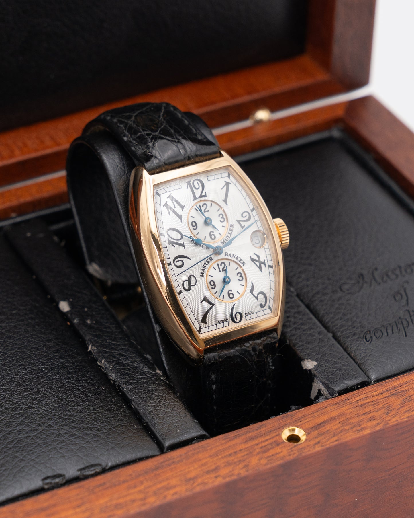 Franck Muller Master Banker 32mm 5850MB Rose Gold Multi Time Zone 2010
