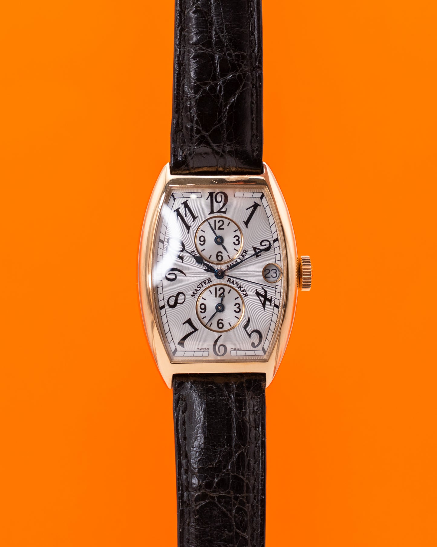 Franck Muller Master Banker 32mm 5850MB Rose Gold Multi Time Zone 2010