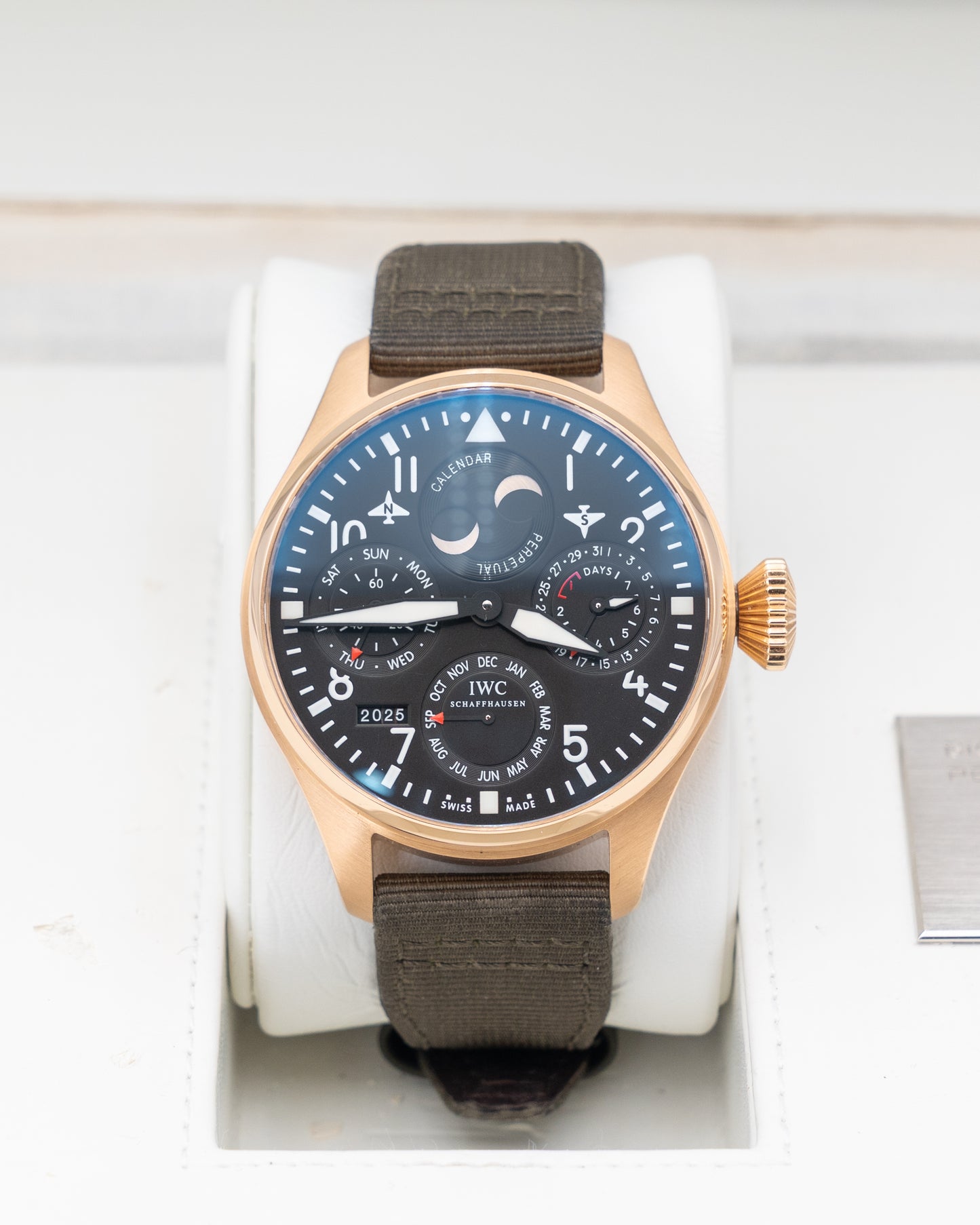 IWC Big Pilot Perpetual Calendar 46.2mm IW502609 Rose Gold Black Dial 1 of 25